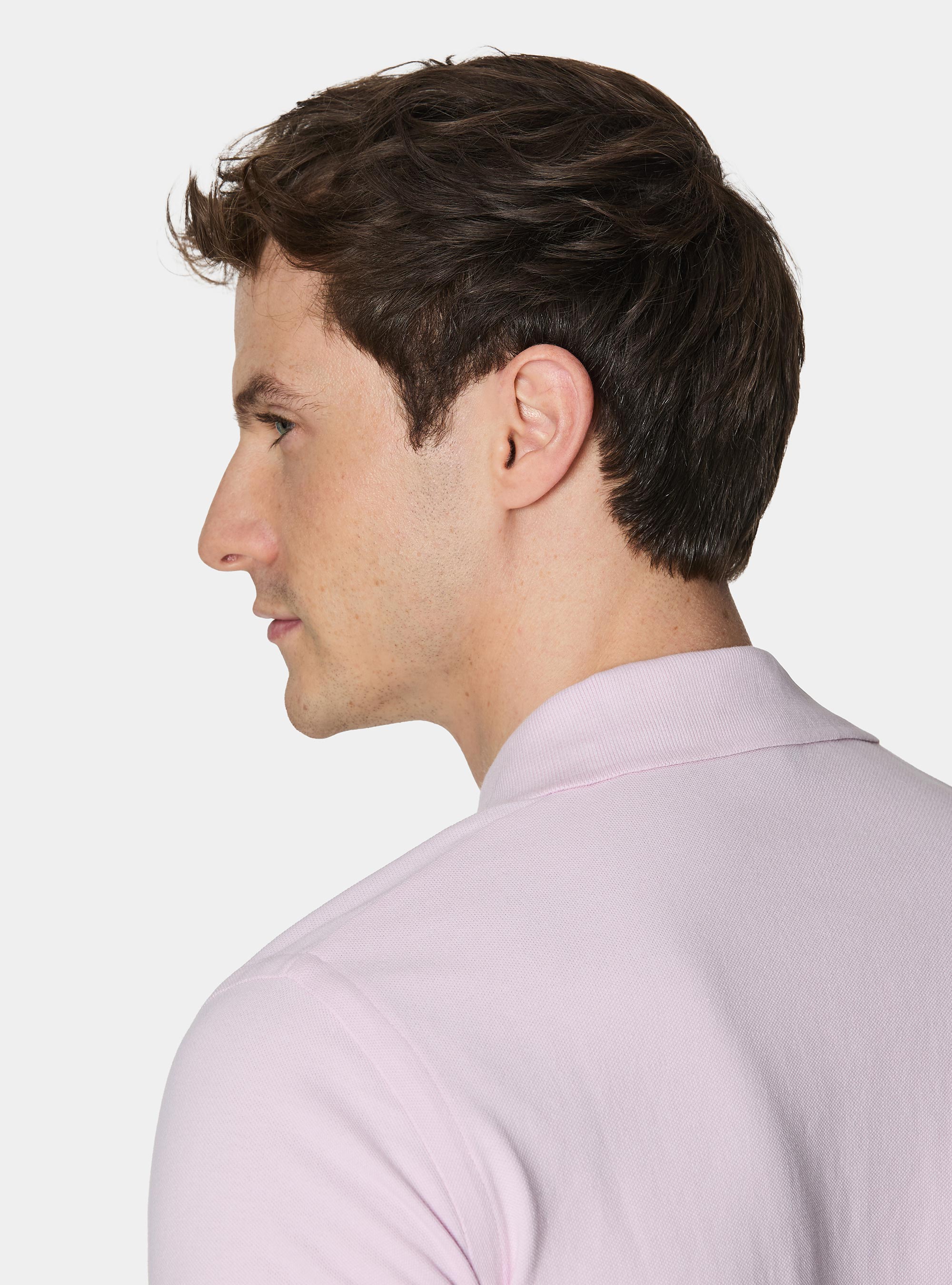 Polo classique en piqu&eacute;, ROSA CHIARO 0466C