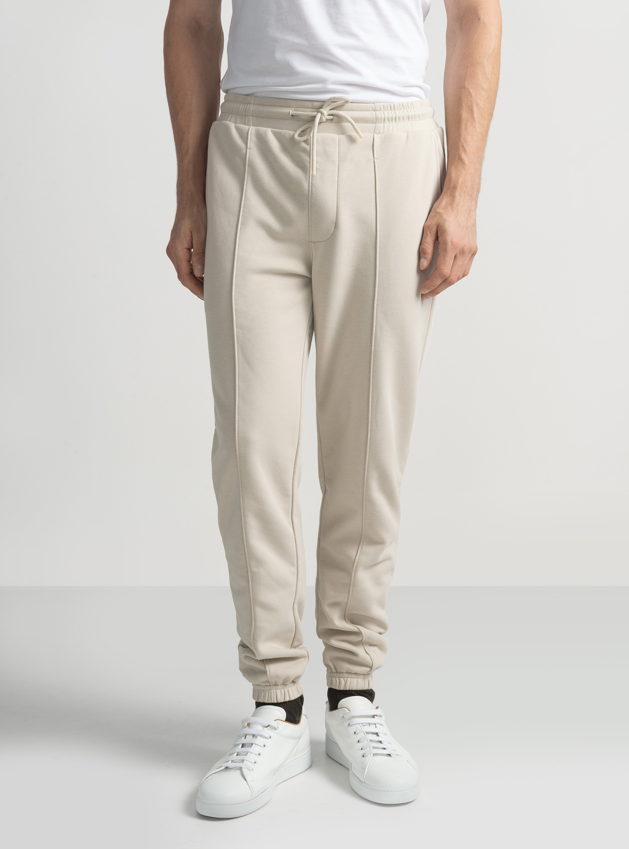 GT01 Pl&uuml;schhose, ECRU 0560C