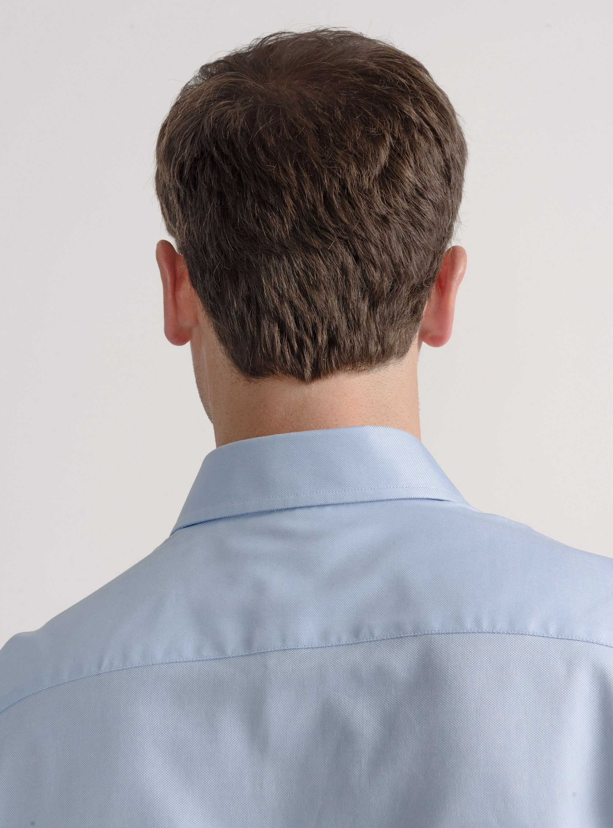 Camicia in cotone oxford, AZZURRO