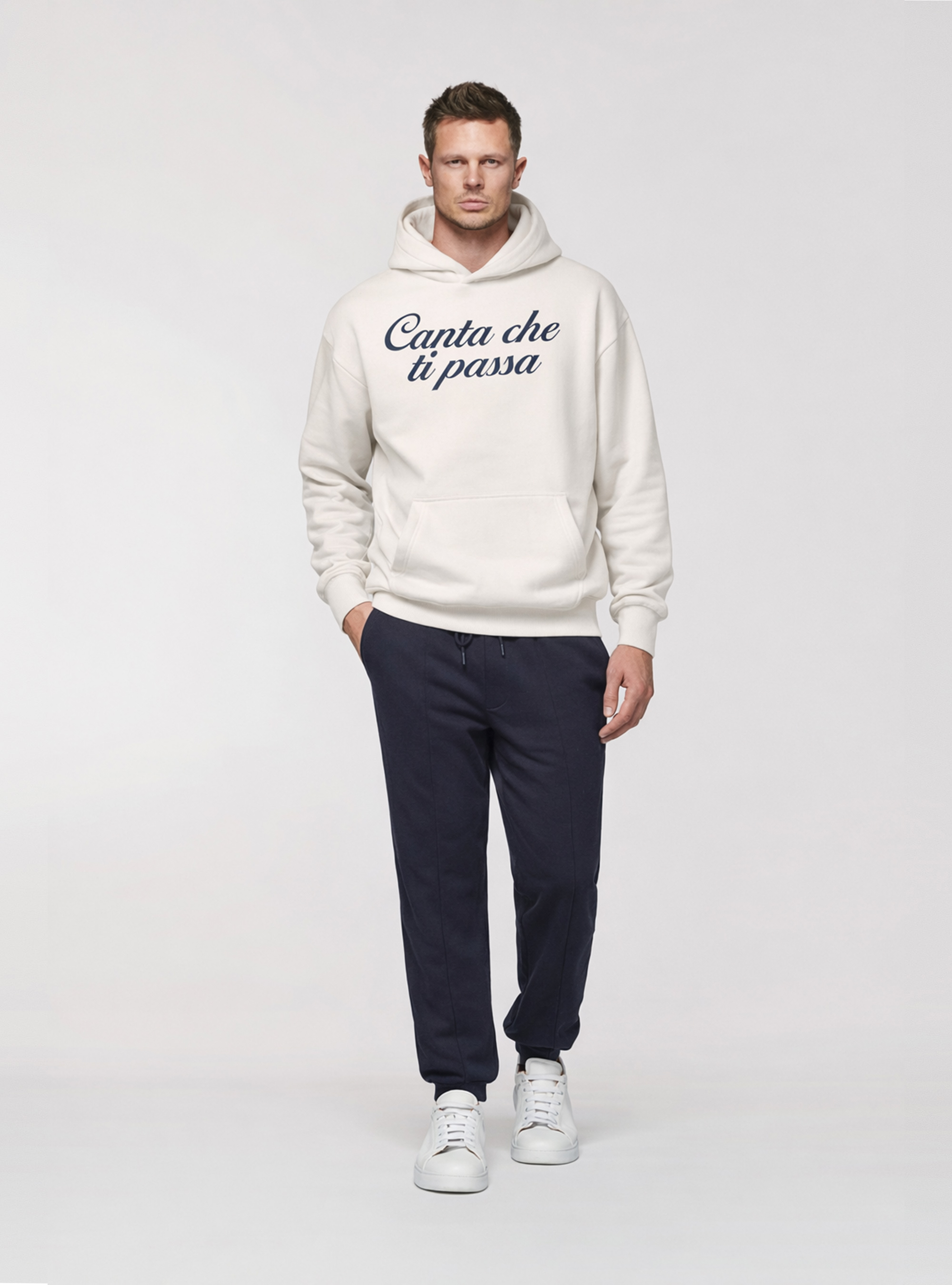 Sanremo sweatshirt, WHITE