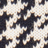 Corbata de punto de lana pied de poule, AZUL MARINO