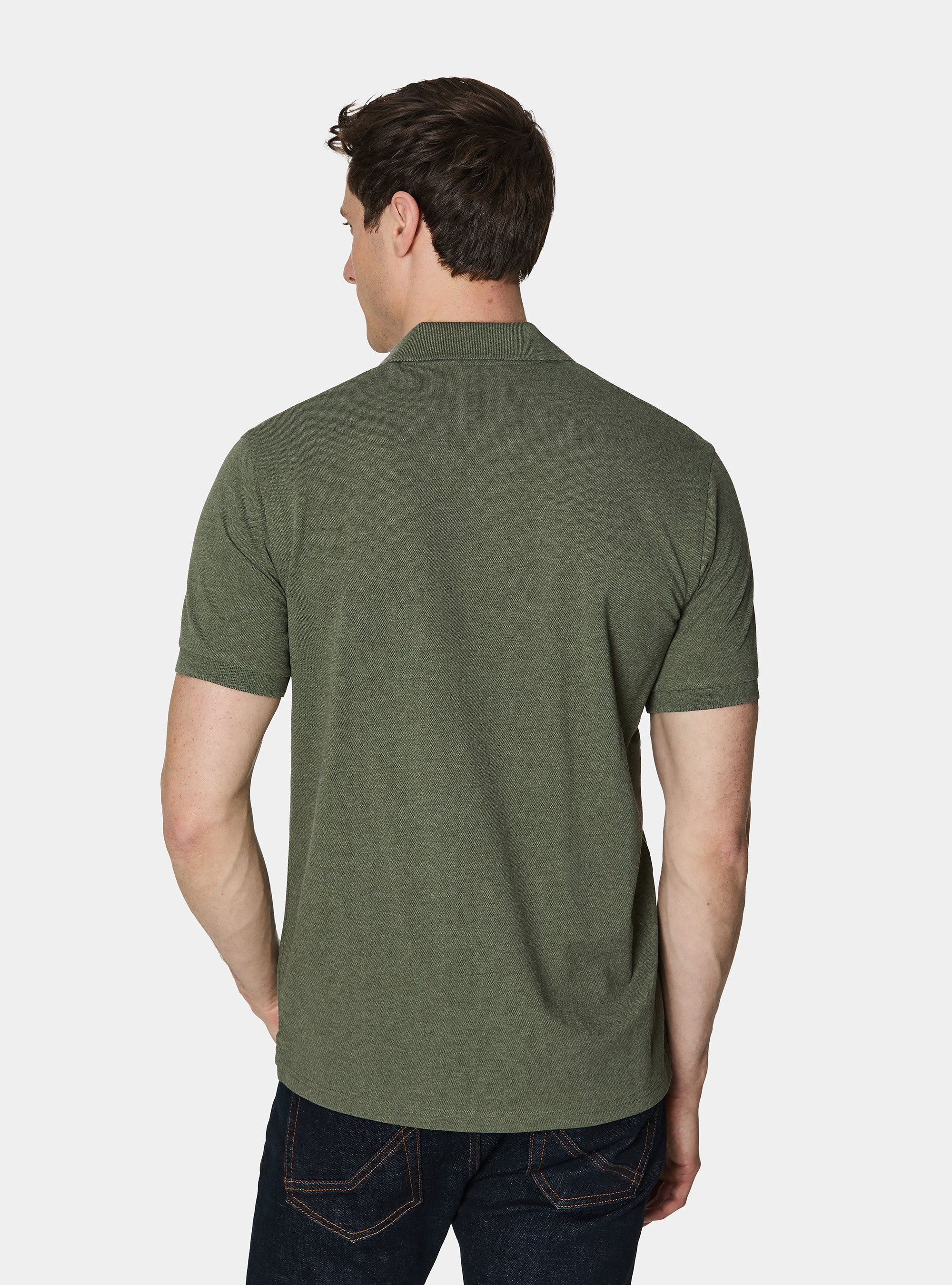 Klassisches Piqu&eacute;-Poloshirt, SALVIA 0602C