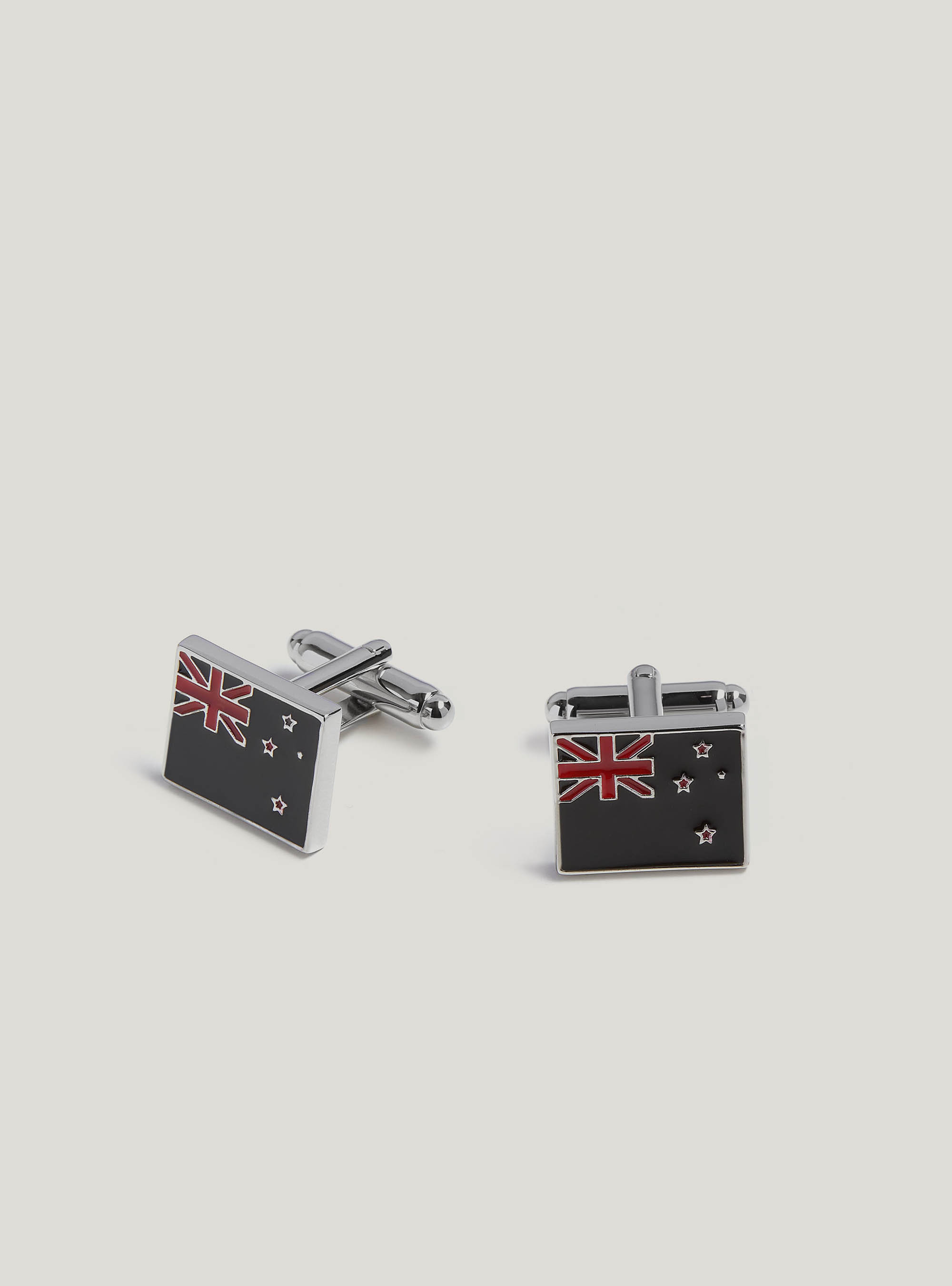 Manschettenkn&ouml;pfe mit australischer Flagge, ARGENTO 0305C