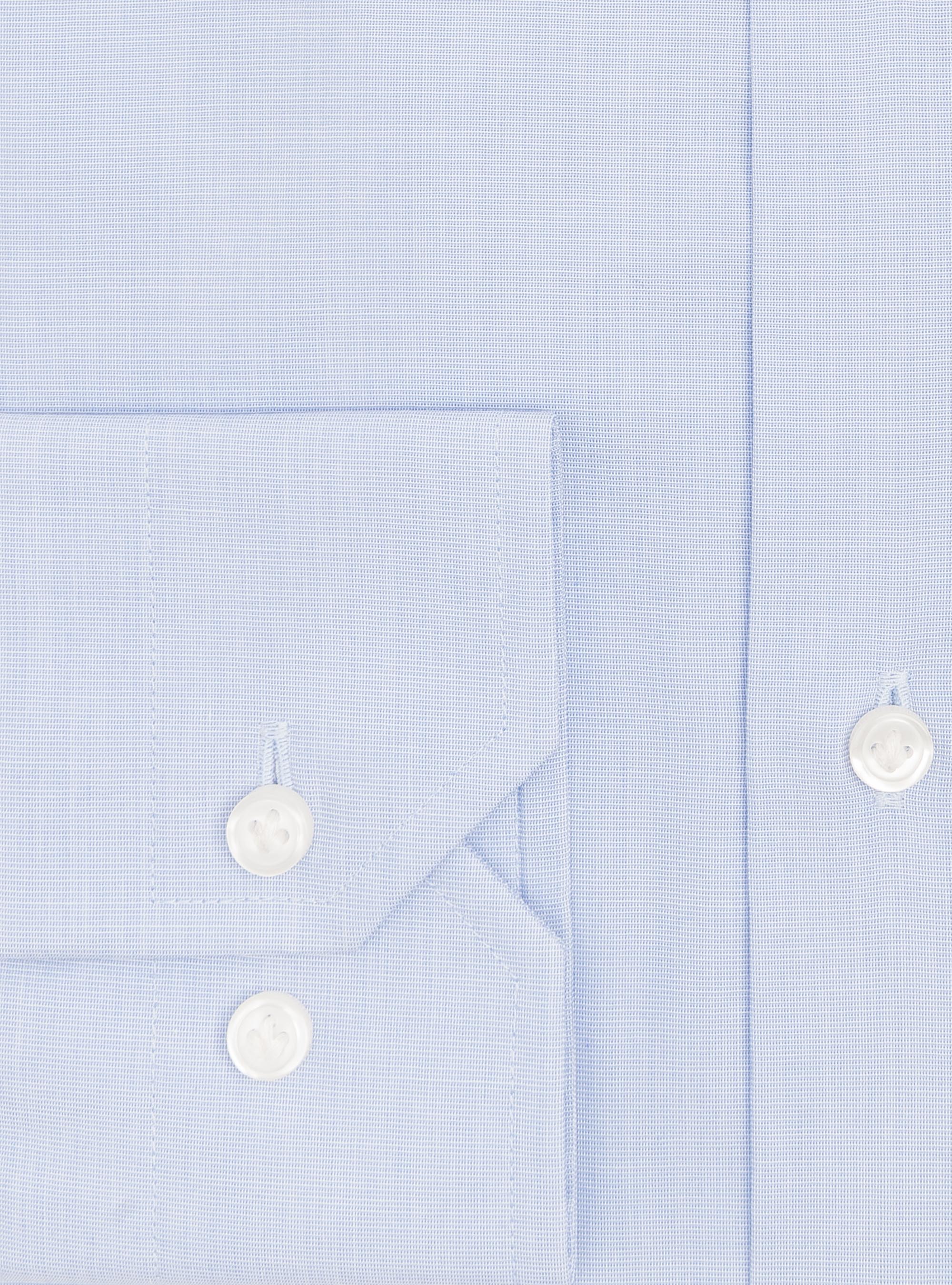 Chemise fil &agrave; fil avec col semi-fran&ccedil;ais, BLEU CIEL