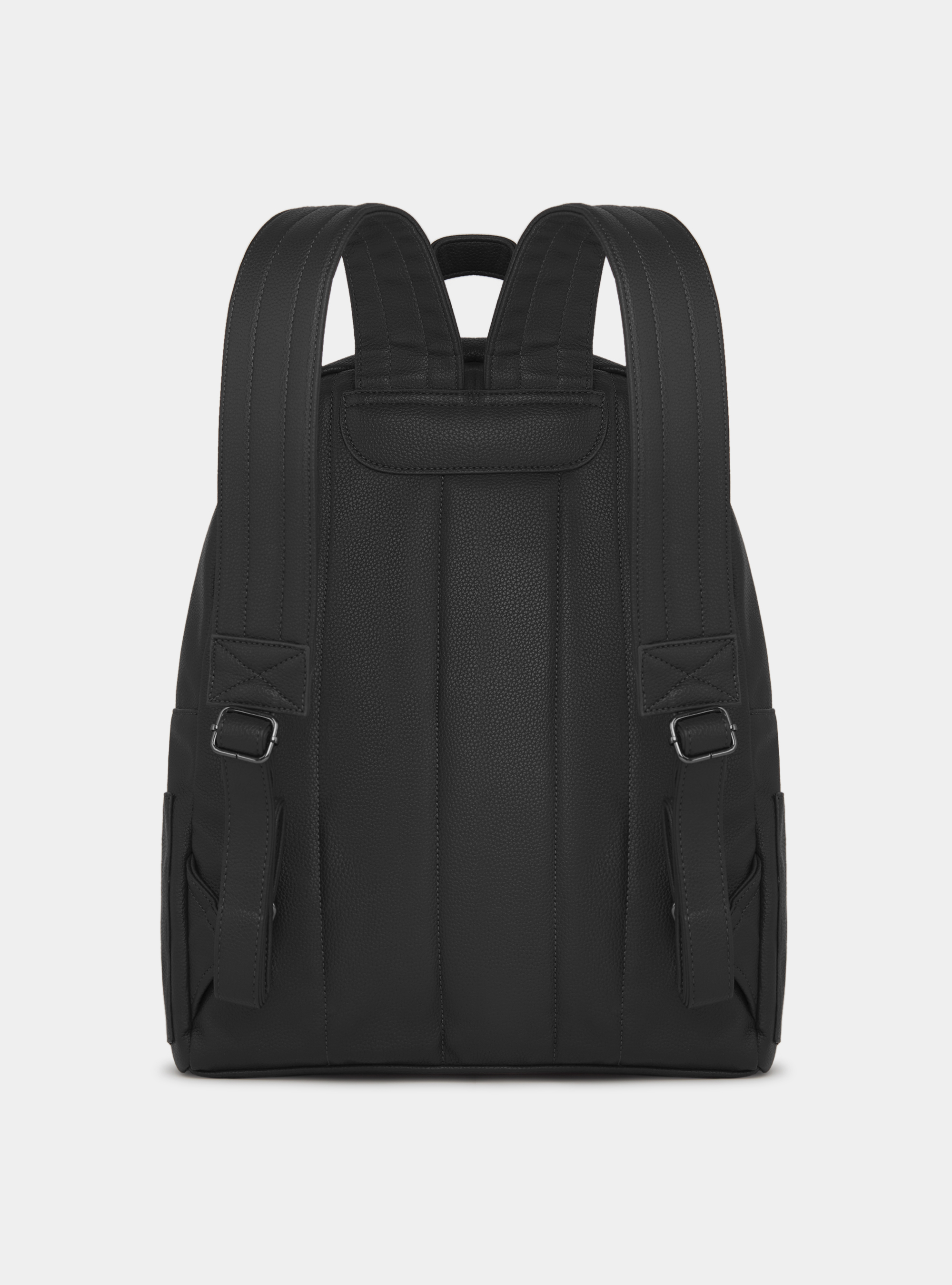 Backpack with pockets, BLACK