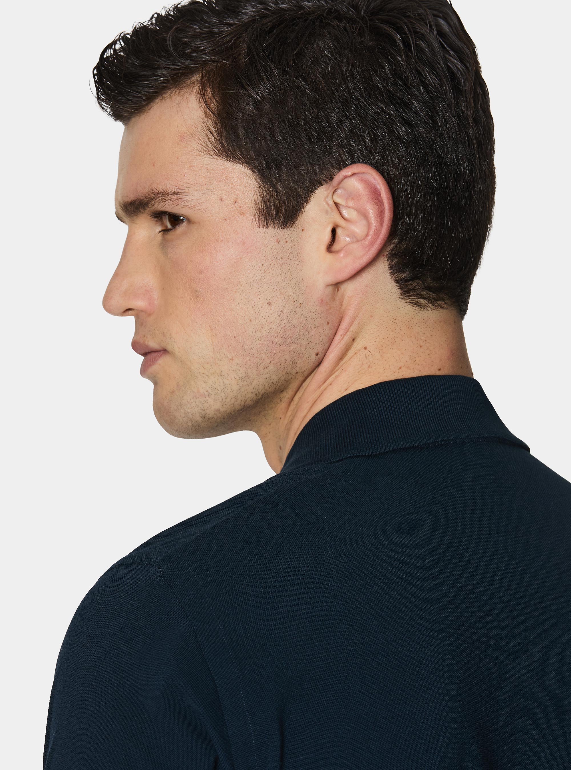 Klassisches Piqu&eacute;-Poloshirt, NAVY 0218C