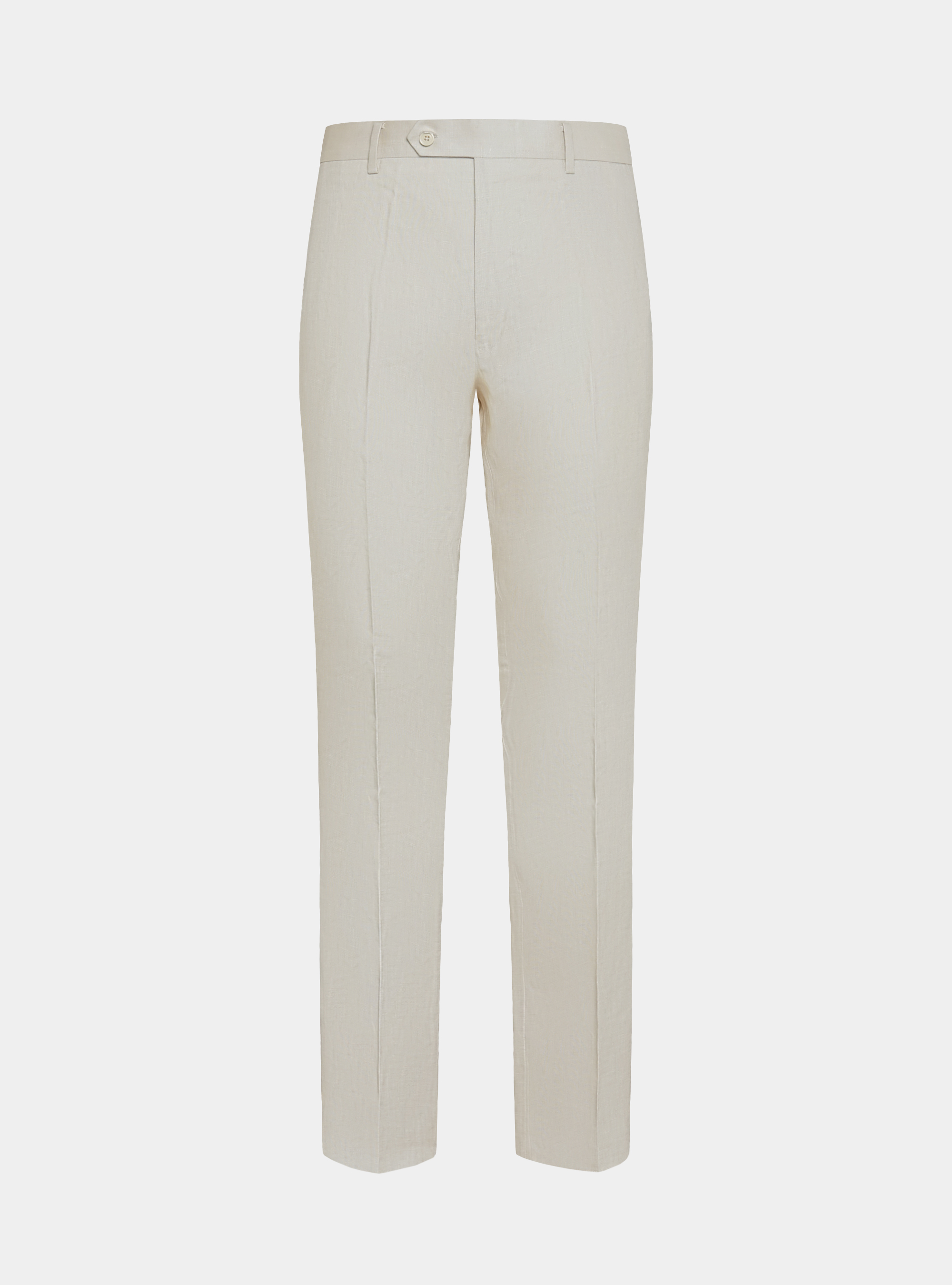 Pantaloni abito in puro lino, ECRU