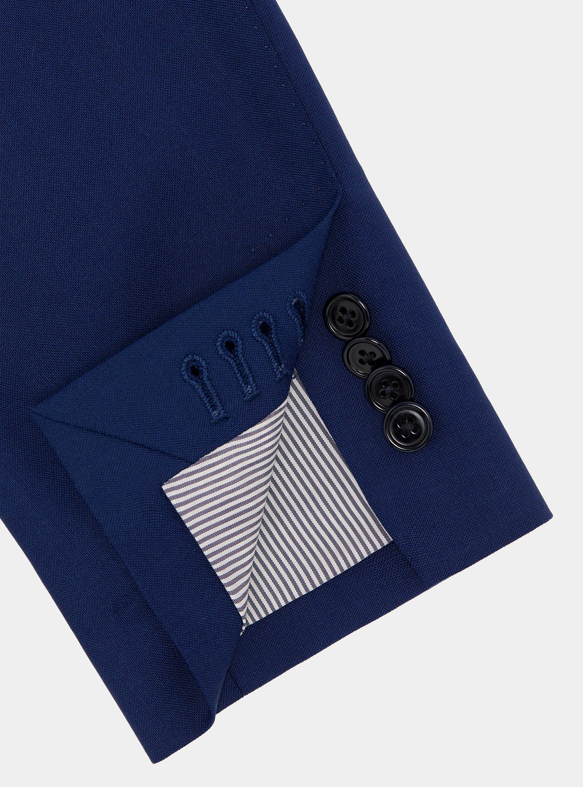 Vitale Barberis Canonico pure wool suit blazer, BLUE