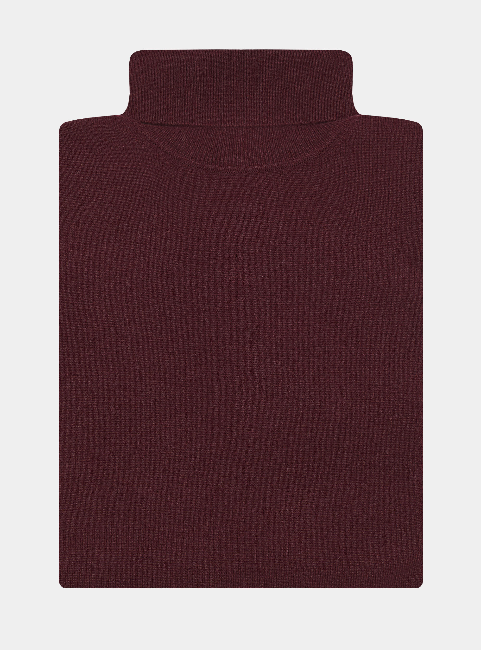 Cashmere turtleneck, BORDEAUX