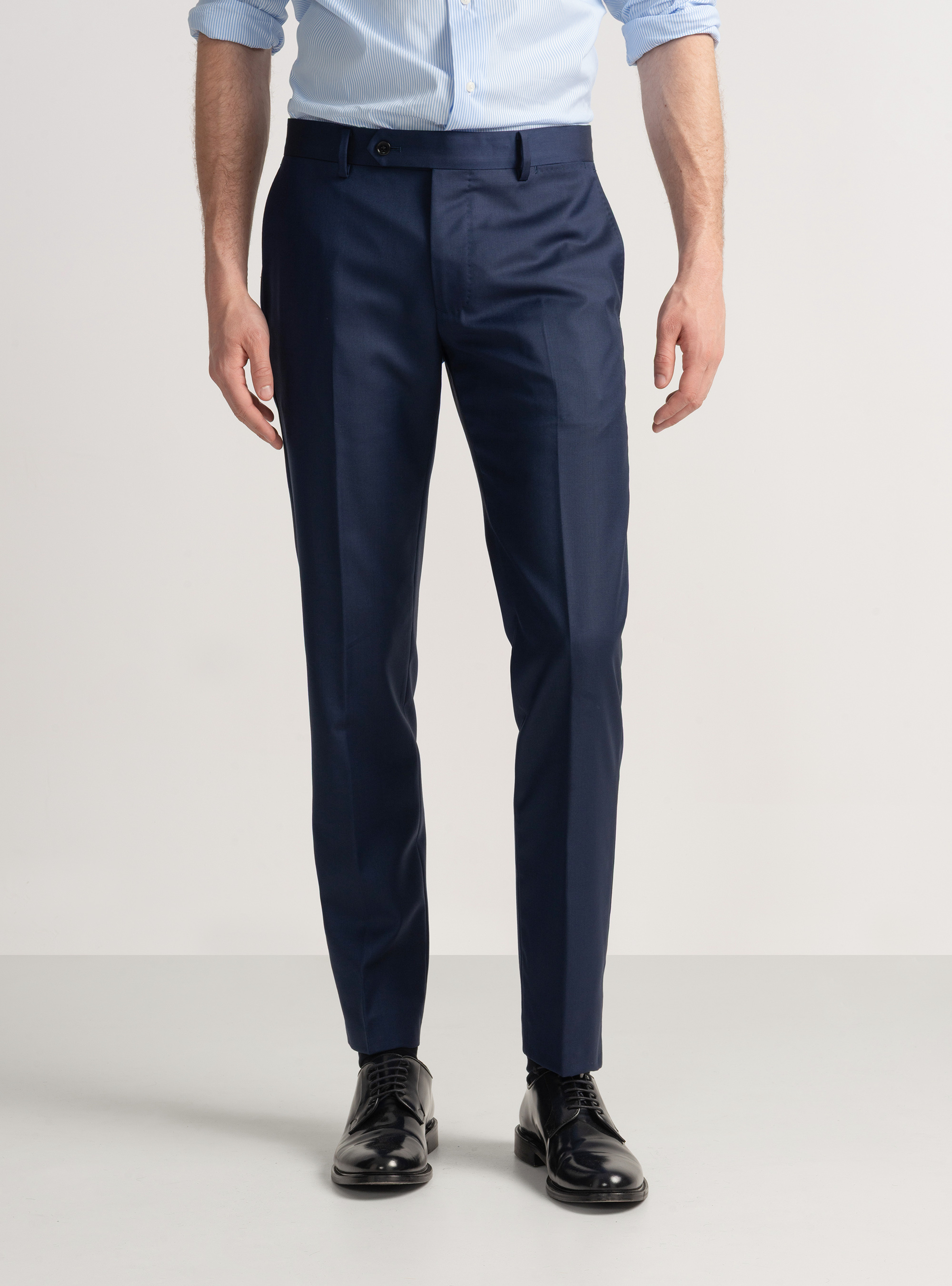 Pure wool suit trousers Vitale Barberis Canonico, BASALT