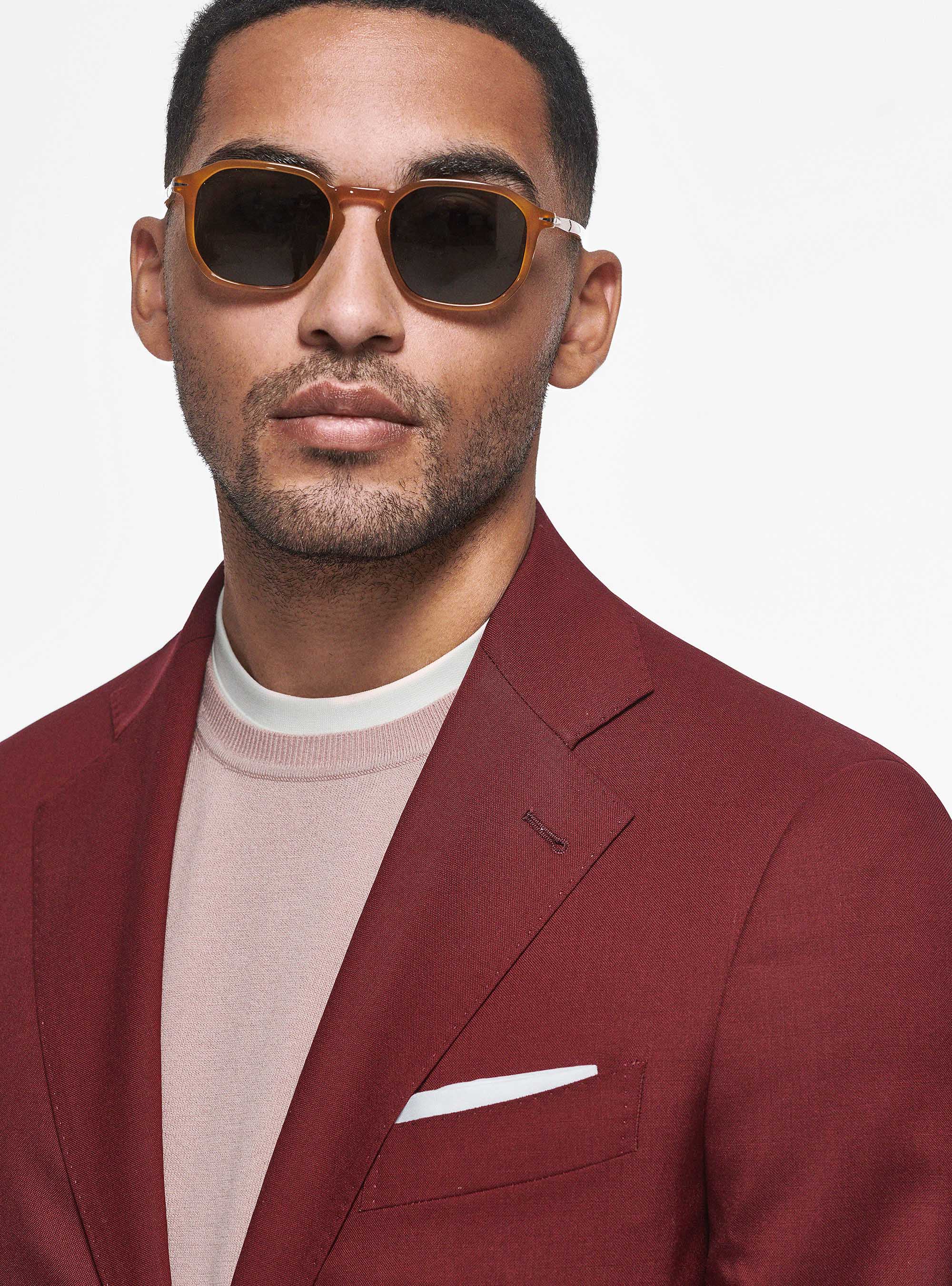 Veste en pure laine Vitale Barberis Canonico, BORDEAUX