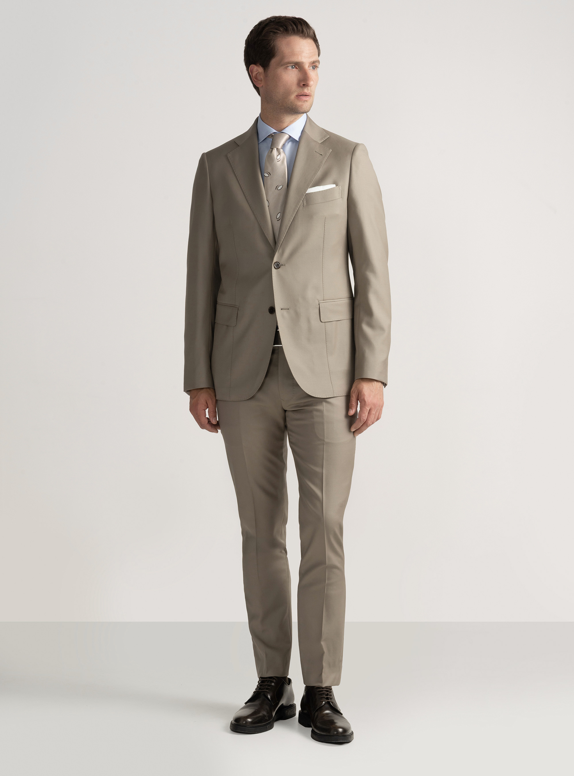Pure wool suit blazer Vitale Barberis Canonico, MUD