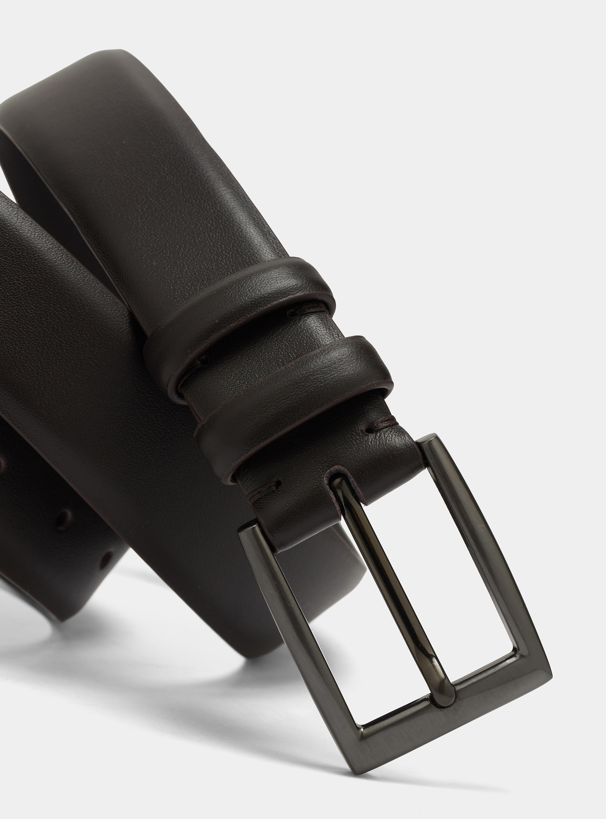 Ceinture en cuir, MARRON