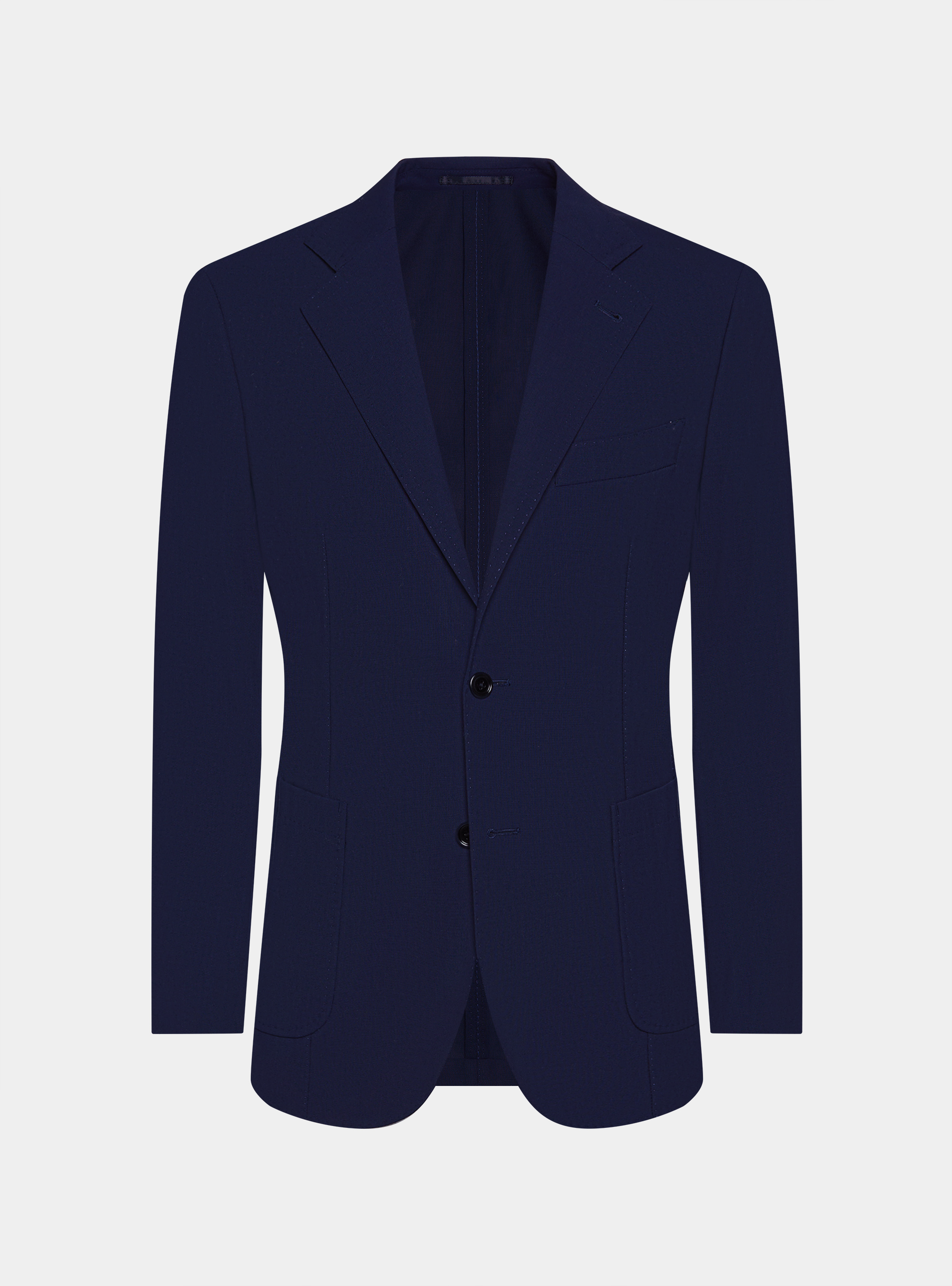 Cerruti pure wool travel suit blazer, NAVY BLUE