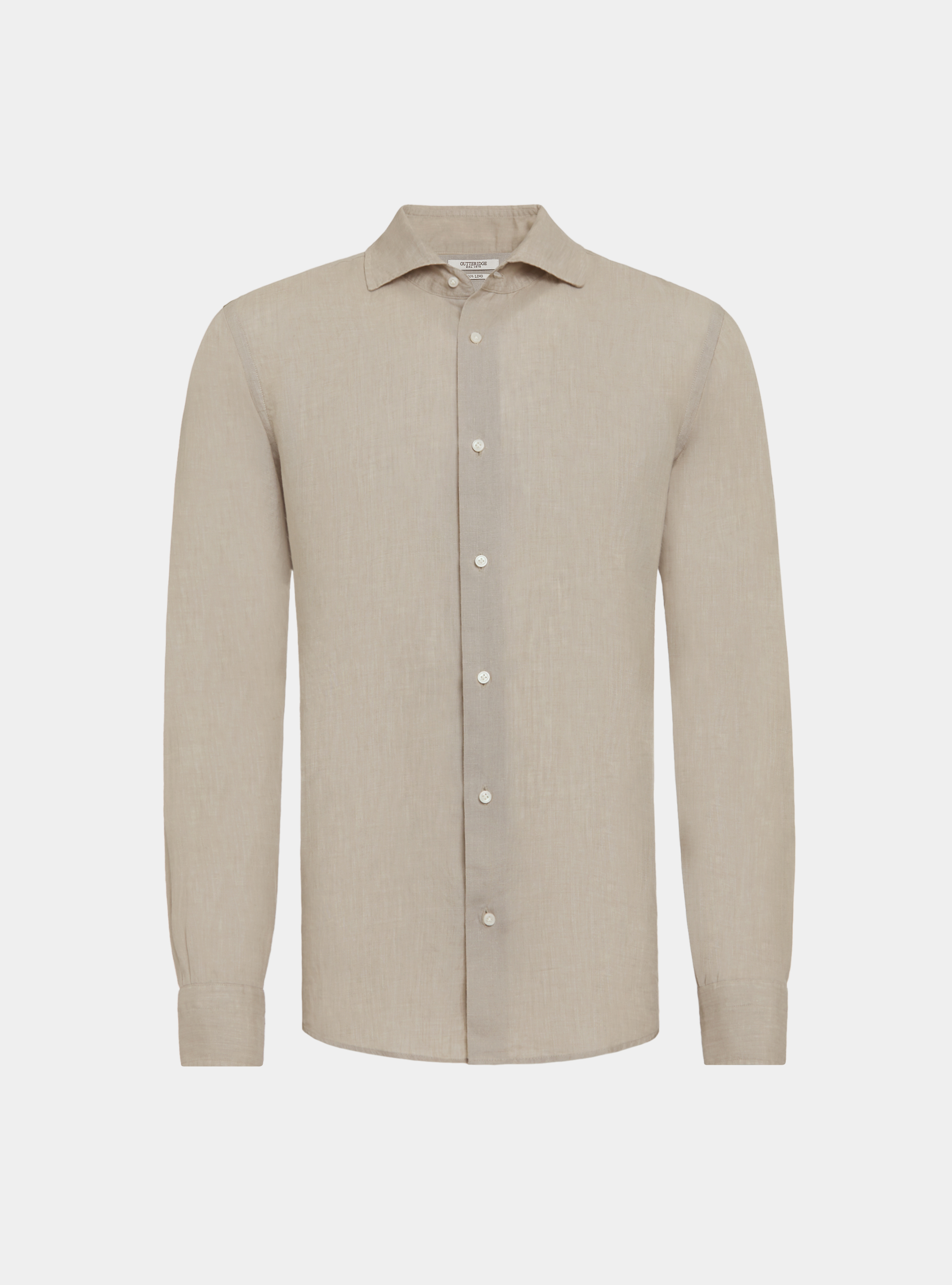 Camicia in puro lino, SABBIA