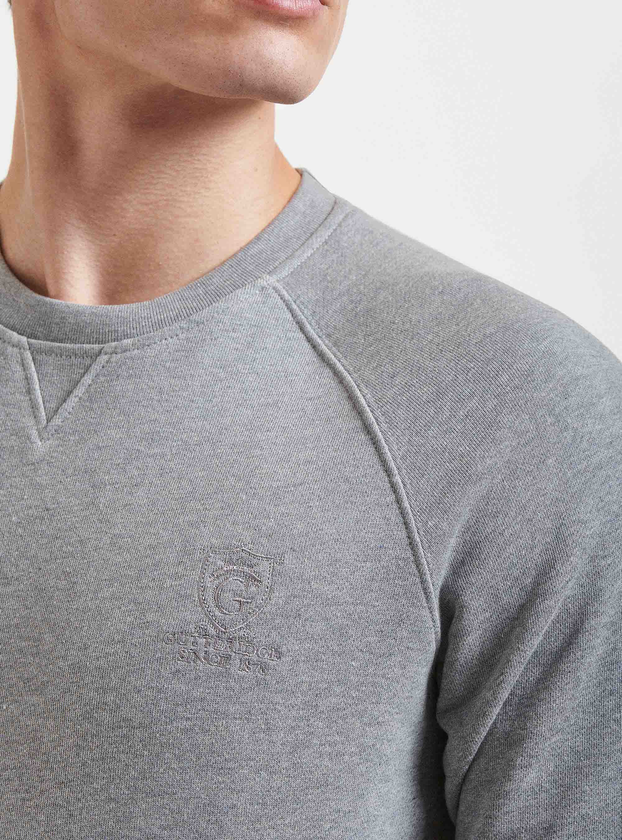 Sweat-shirt unicolore, GRIS CLAIR M&Atilde; LANG&Atilde;