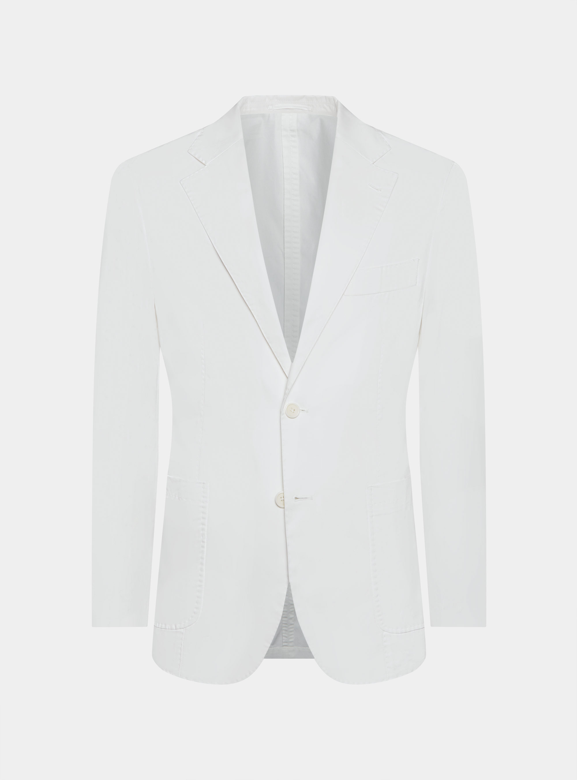 Giacca in cotone popeline, BIANCO
