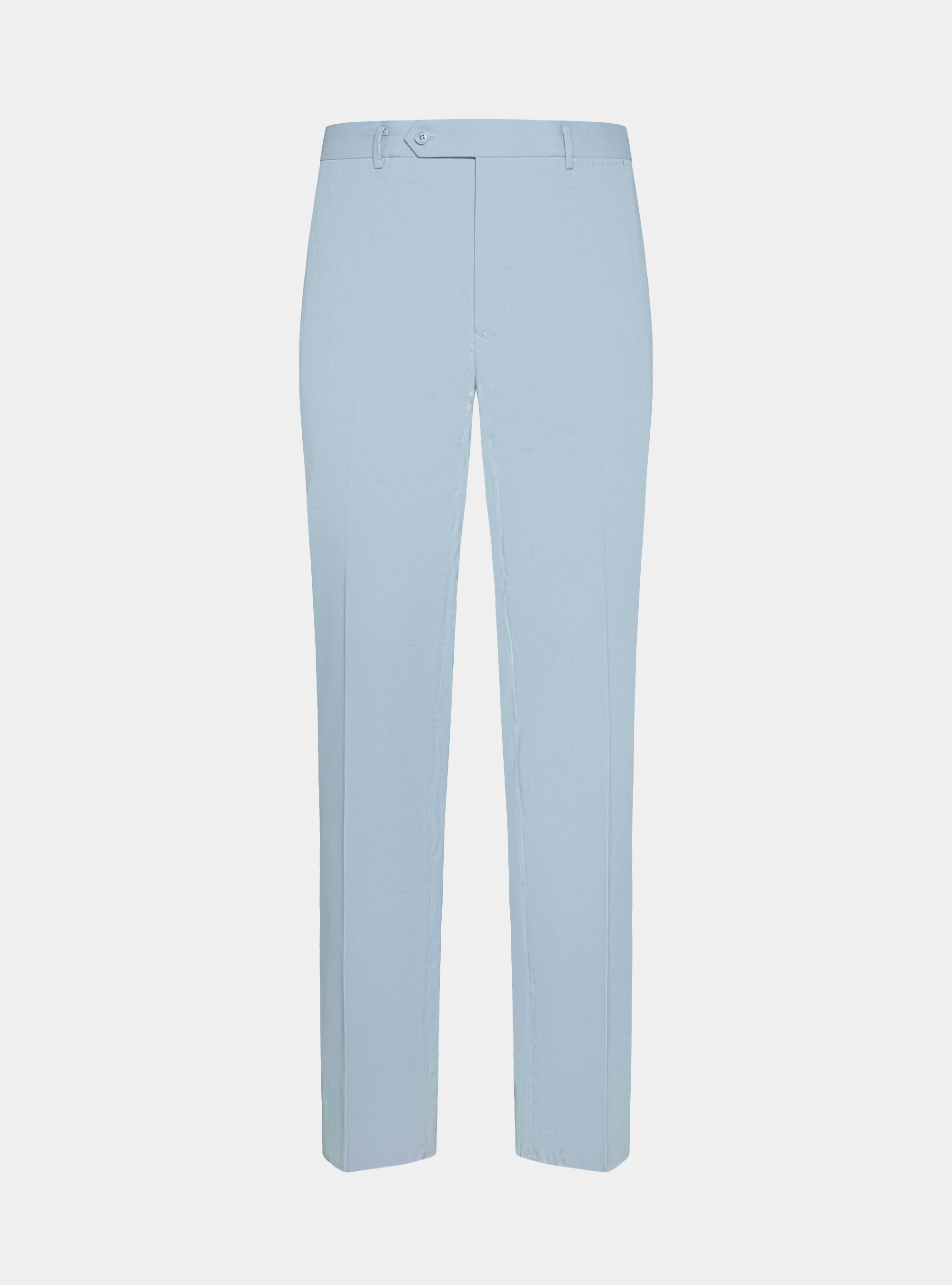 Pantal&oacute;n de traje de algod&oacute;n, CELESTE