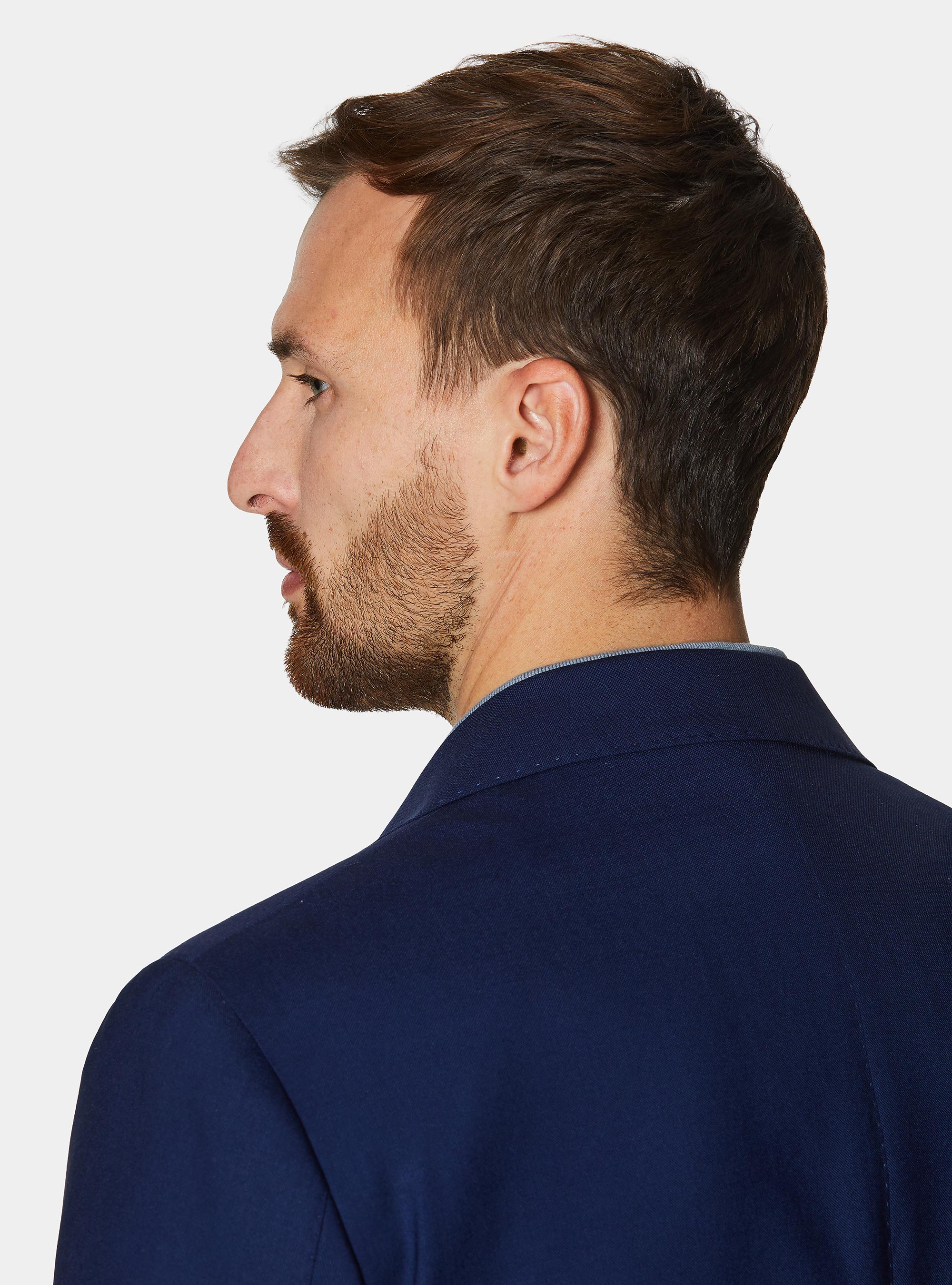 Vitale Barberis Canonico pure wool suit blazer, BLUE