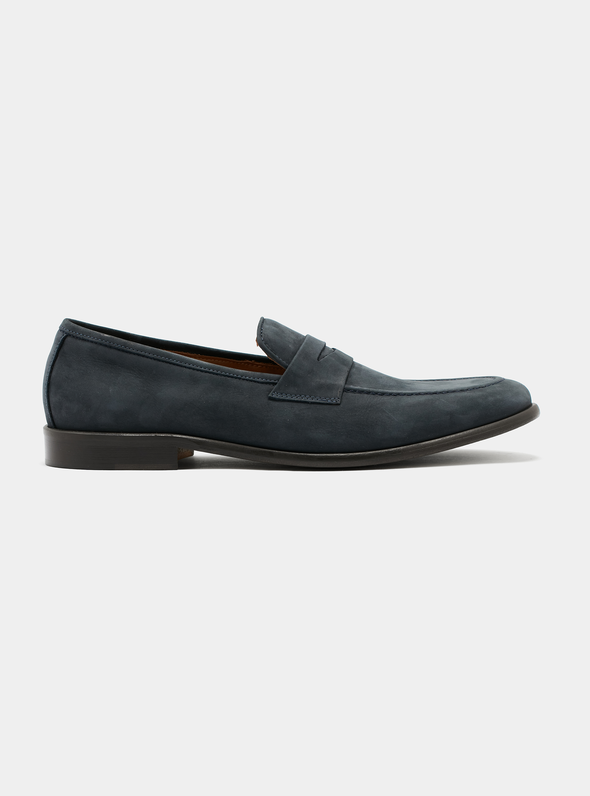 Mocasines de nabuk, AZUL MEDIO