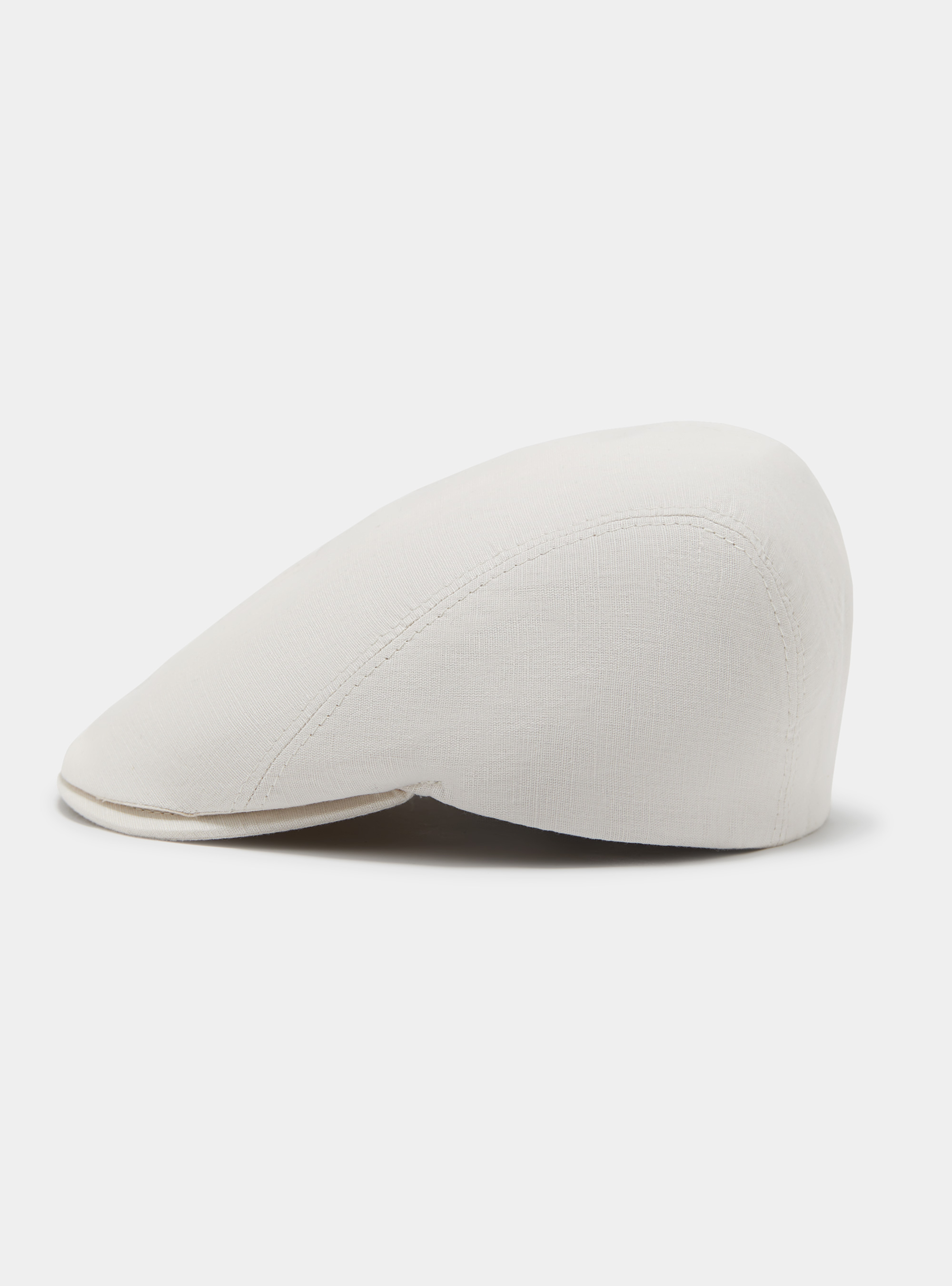 Gorra de lino puro, CRUDO