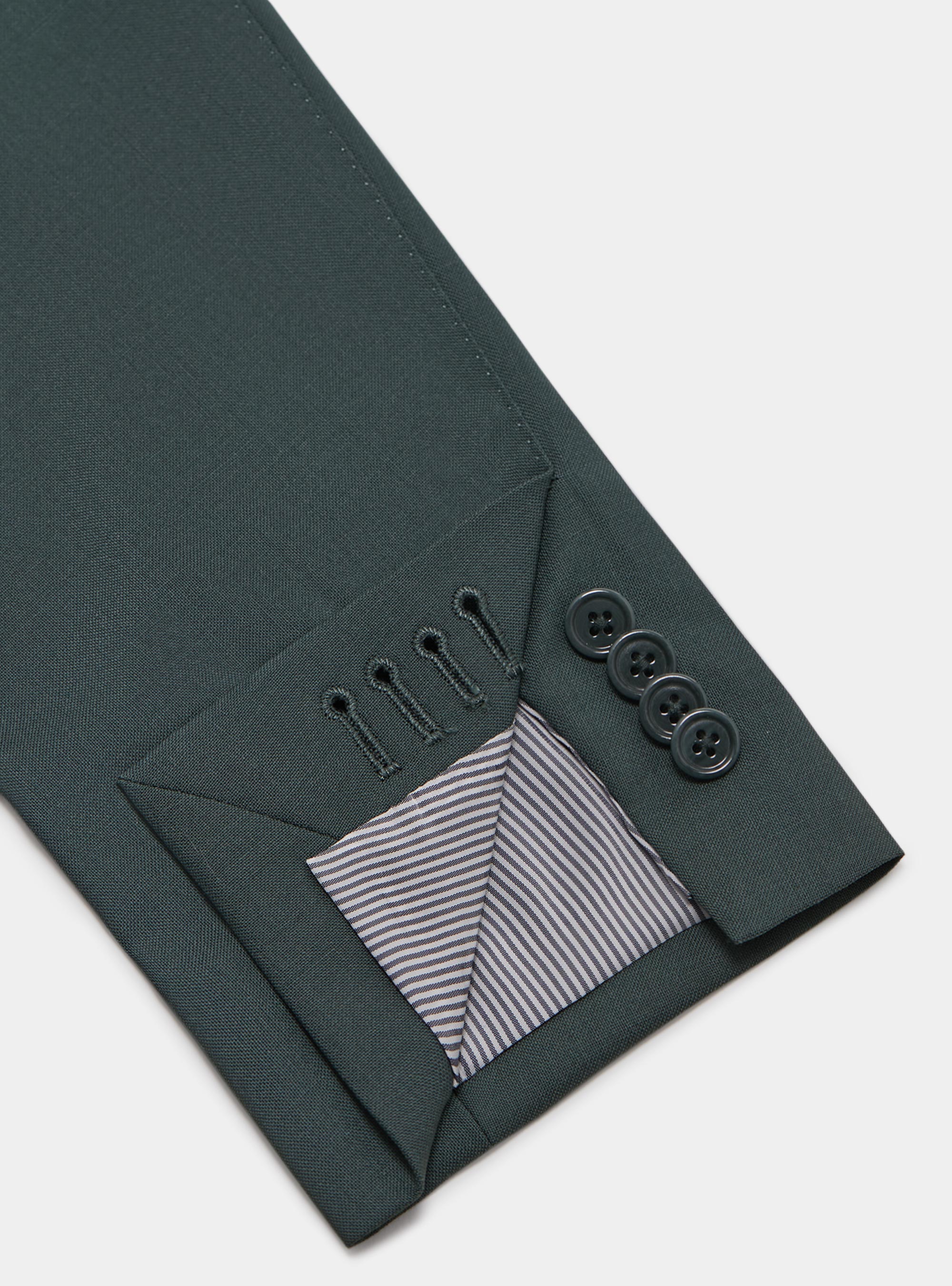 Vitale Barberis Canonico pure wool blazer, GREEN