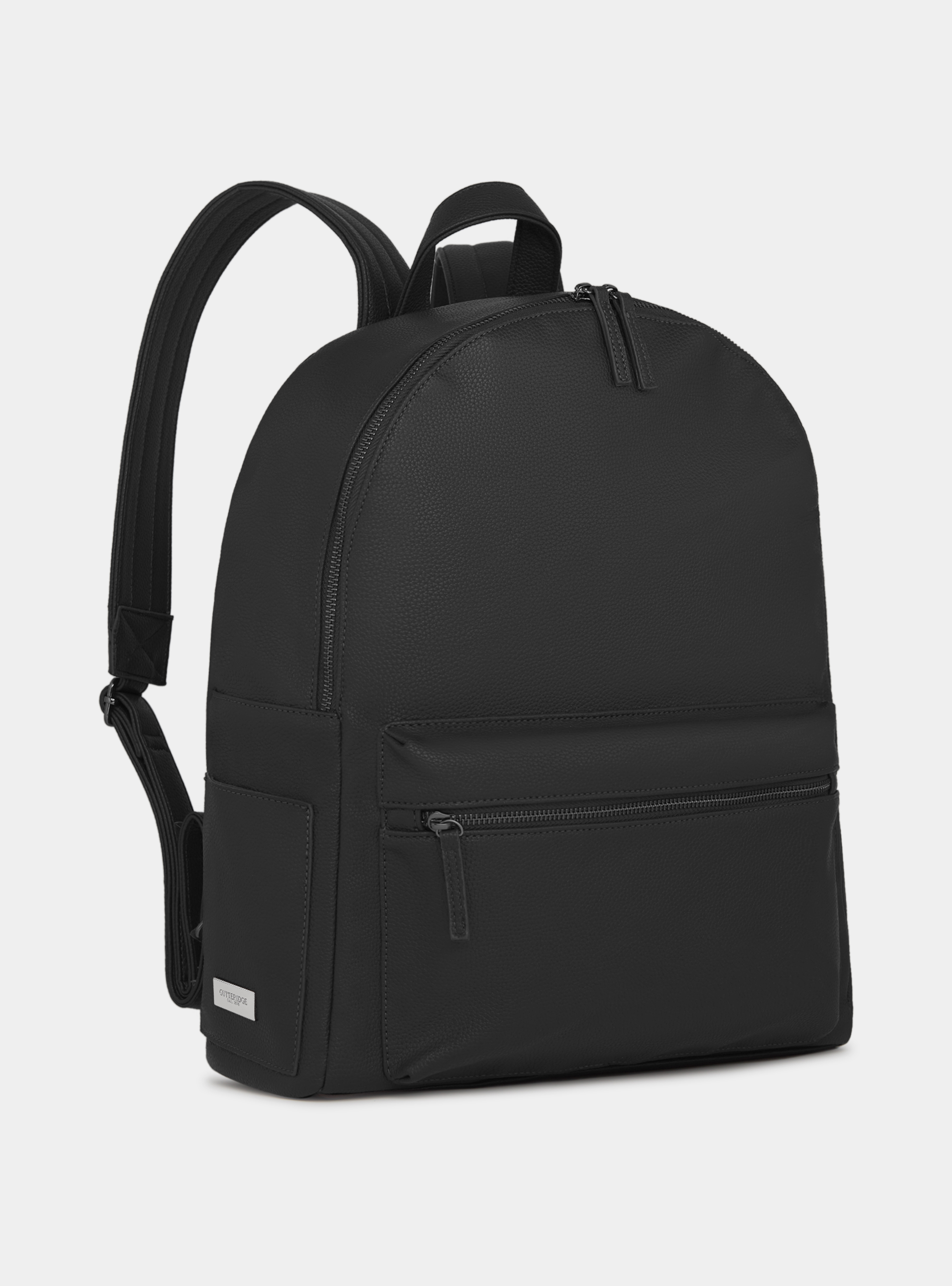 Backpack with pockets, BLACK