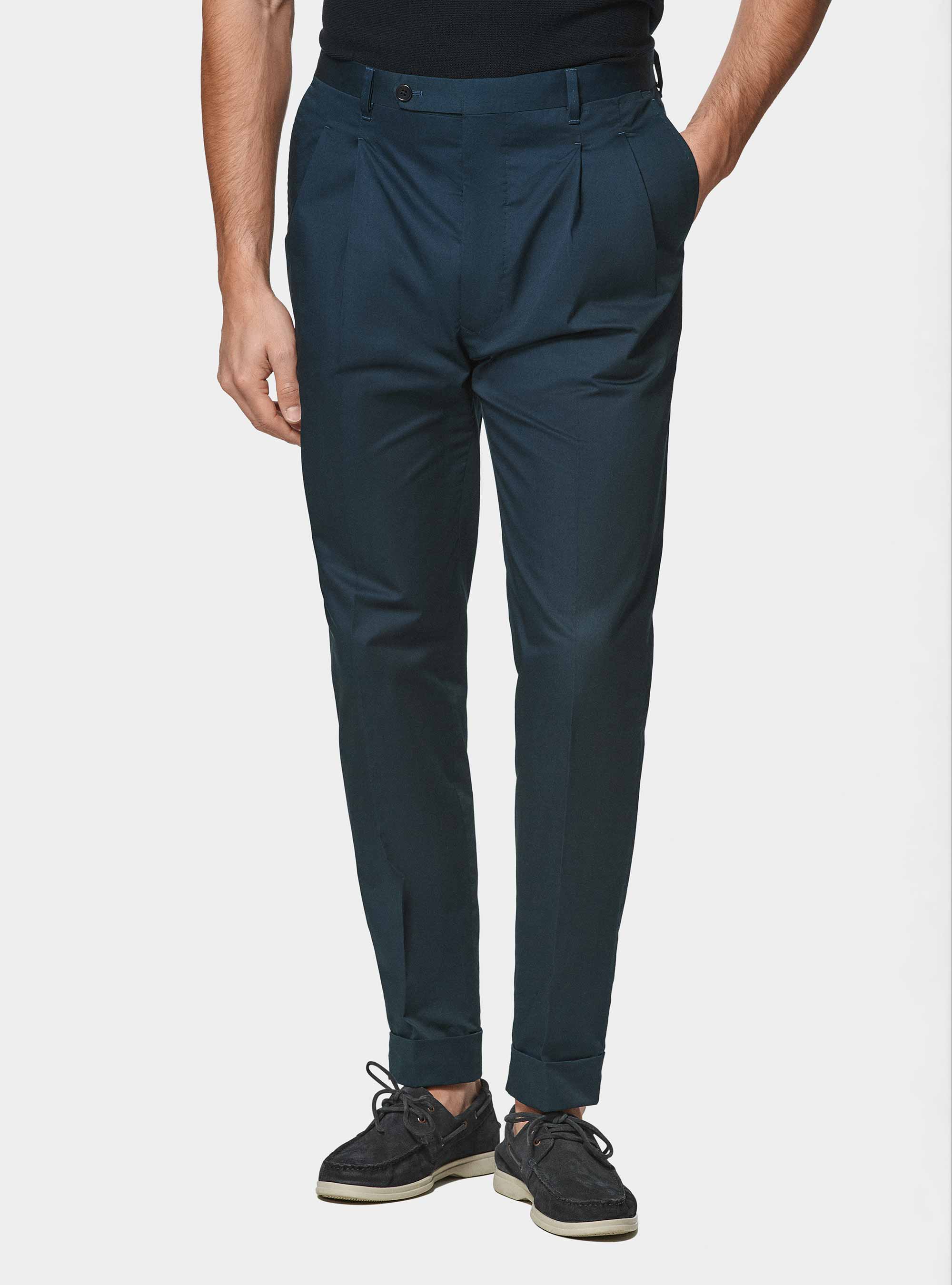 Abn&auml;herhose aus Baumwollpopeline, NAVY 0218C