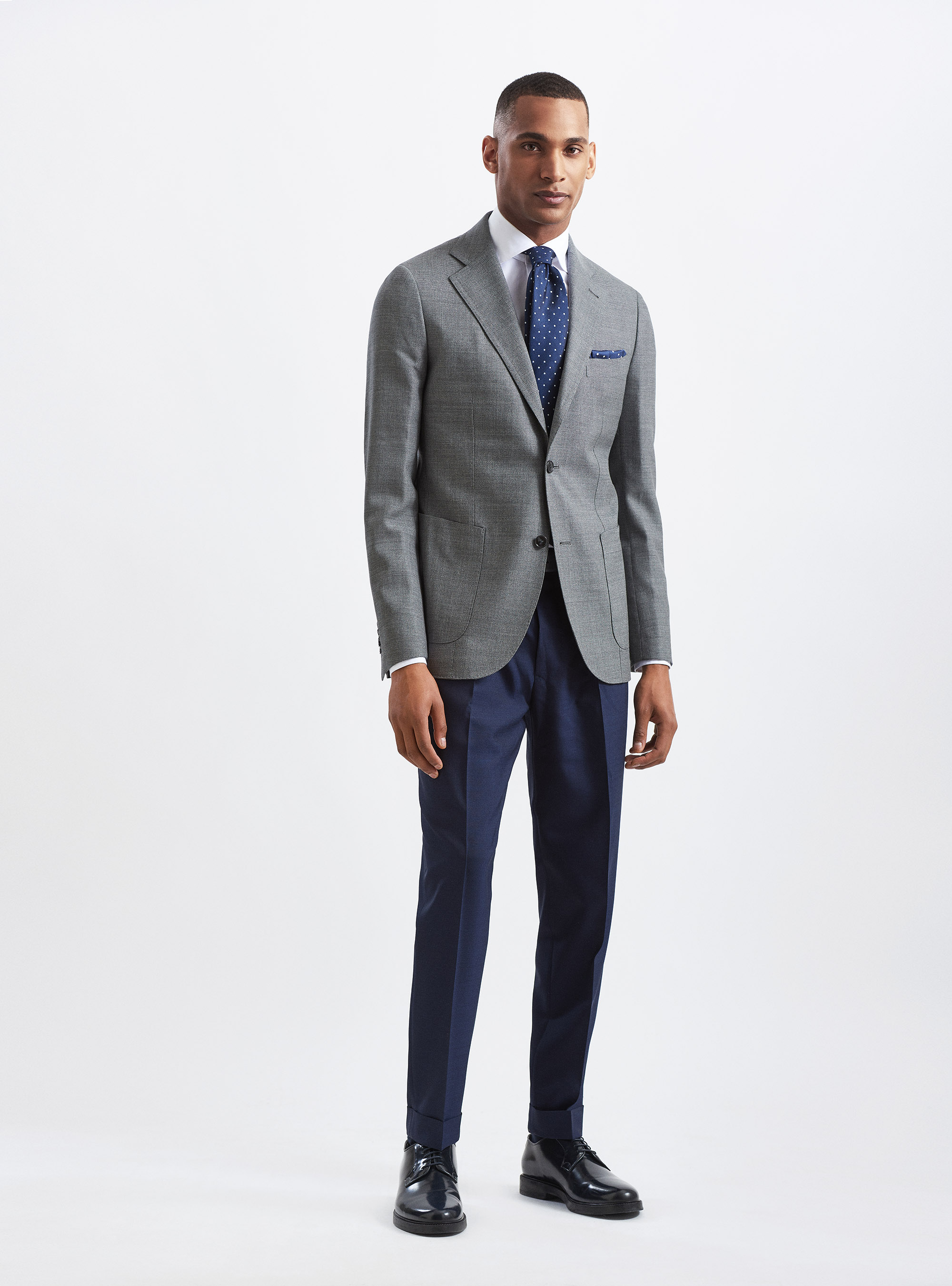 Veste en pure laine Vitale Barberis Canonico, ASPHALTE