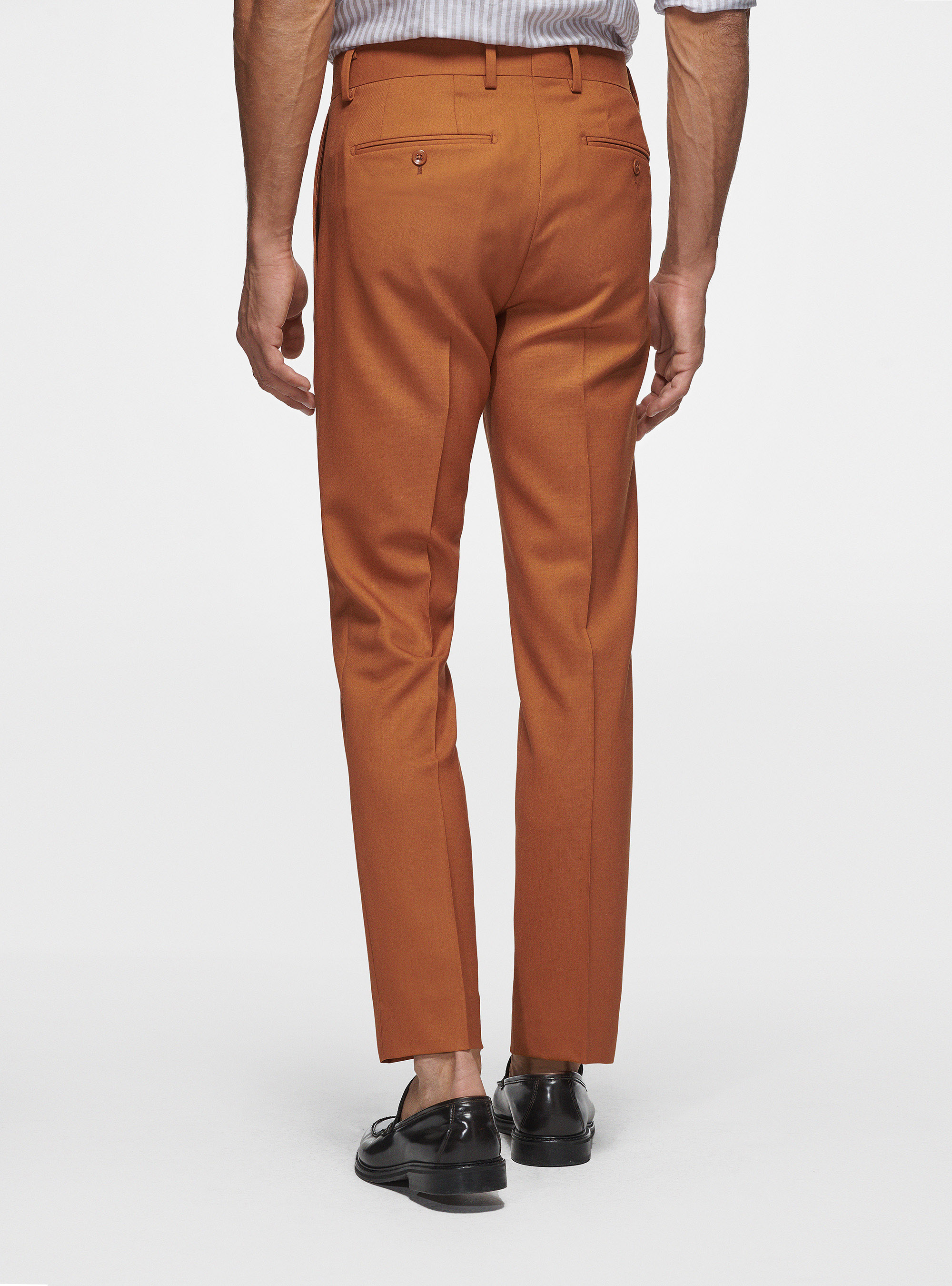 Pure wool trousers Vitale Barberis Canonico, 0522C CARAMELLO