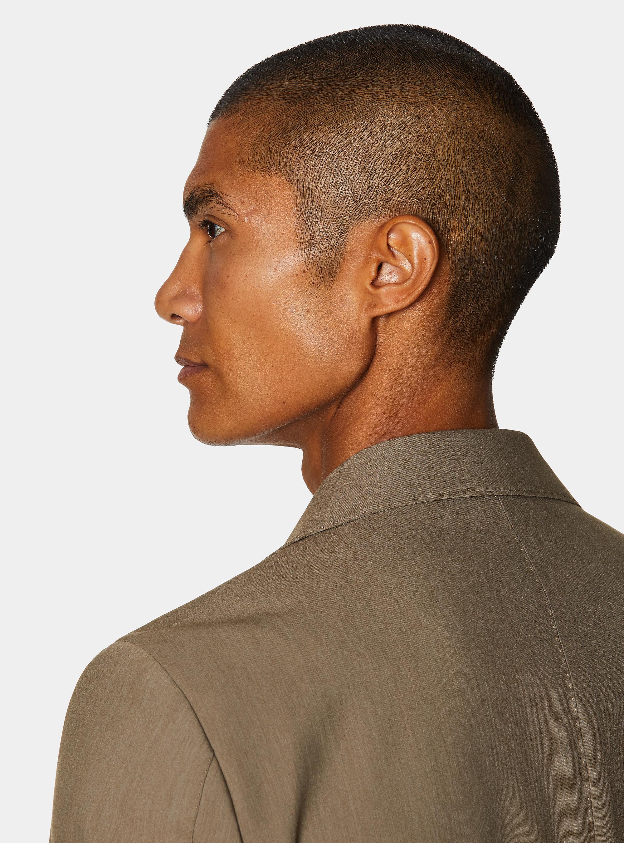 Slim fit suit blazer, MUD