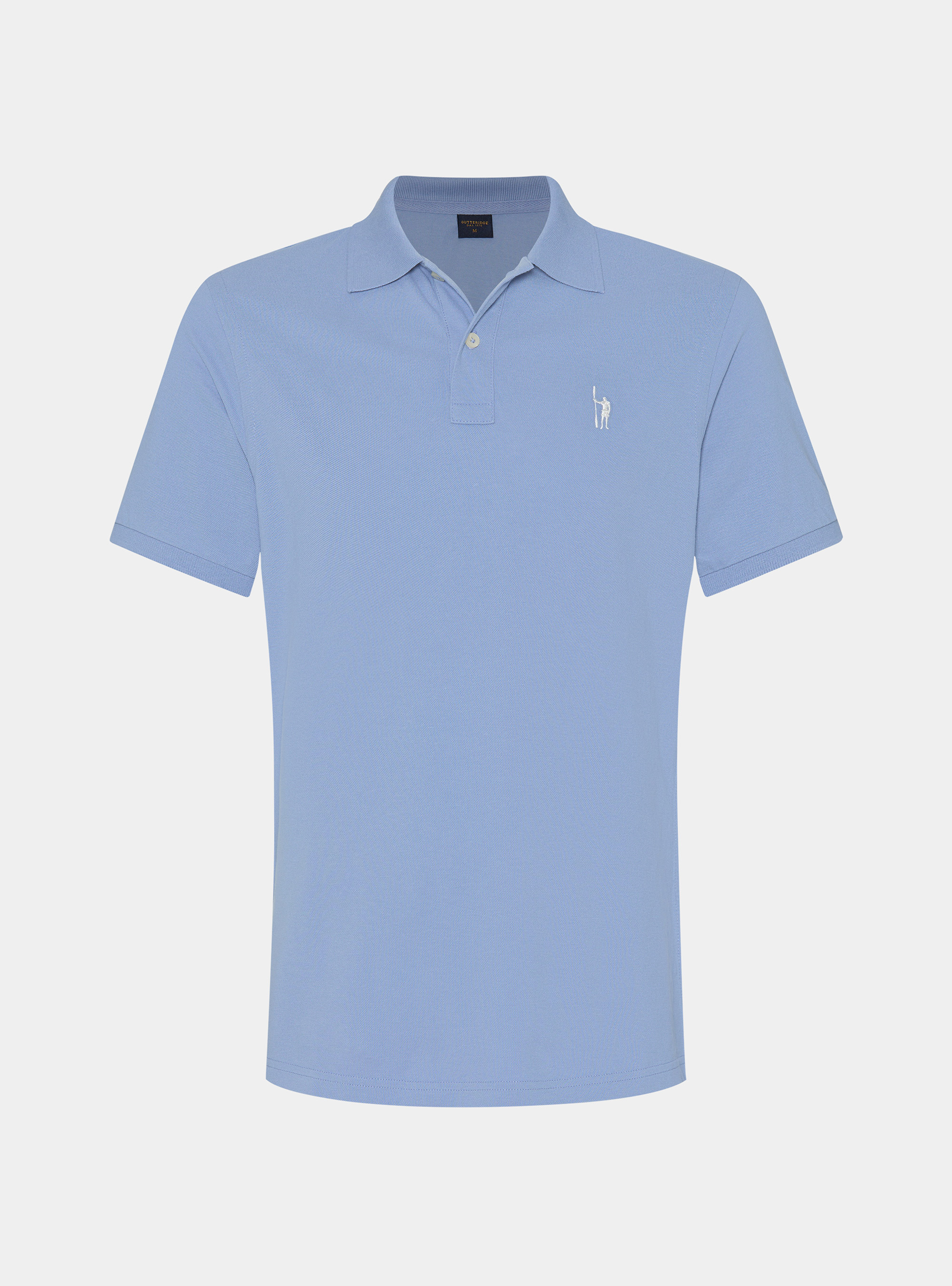 Polo classique en piqu&eacute;, BLEU CIEL