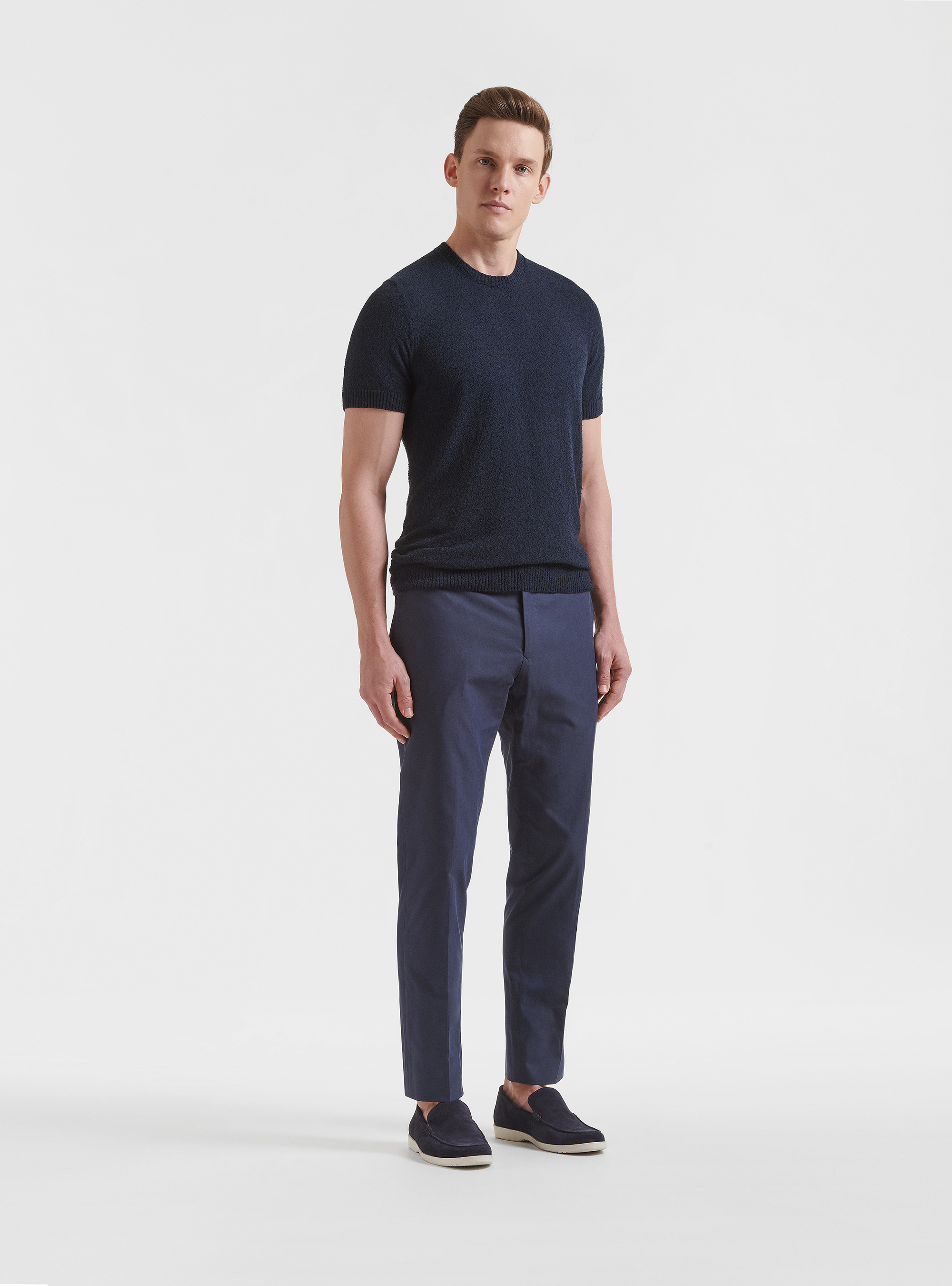 DUEMILAGORI Kleidungshose aus Baumwollmischung, NAVY 0218C