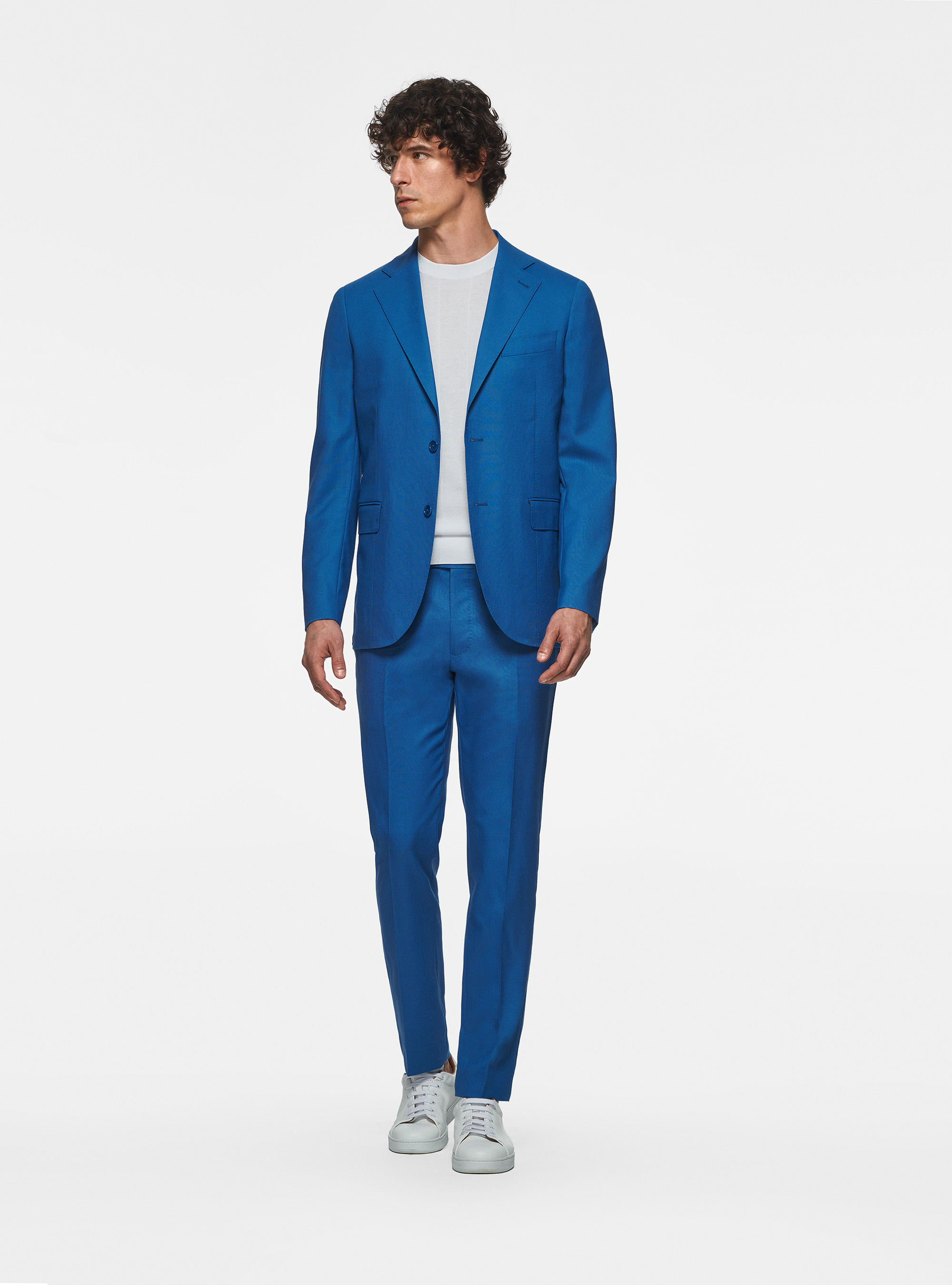 Veste en pure laine Vitale Barberis Canonico, 0226C CERULEO