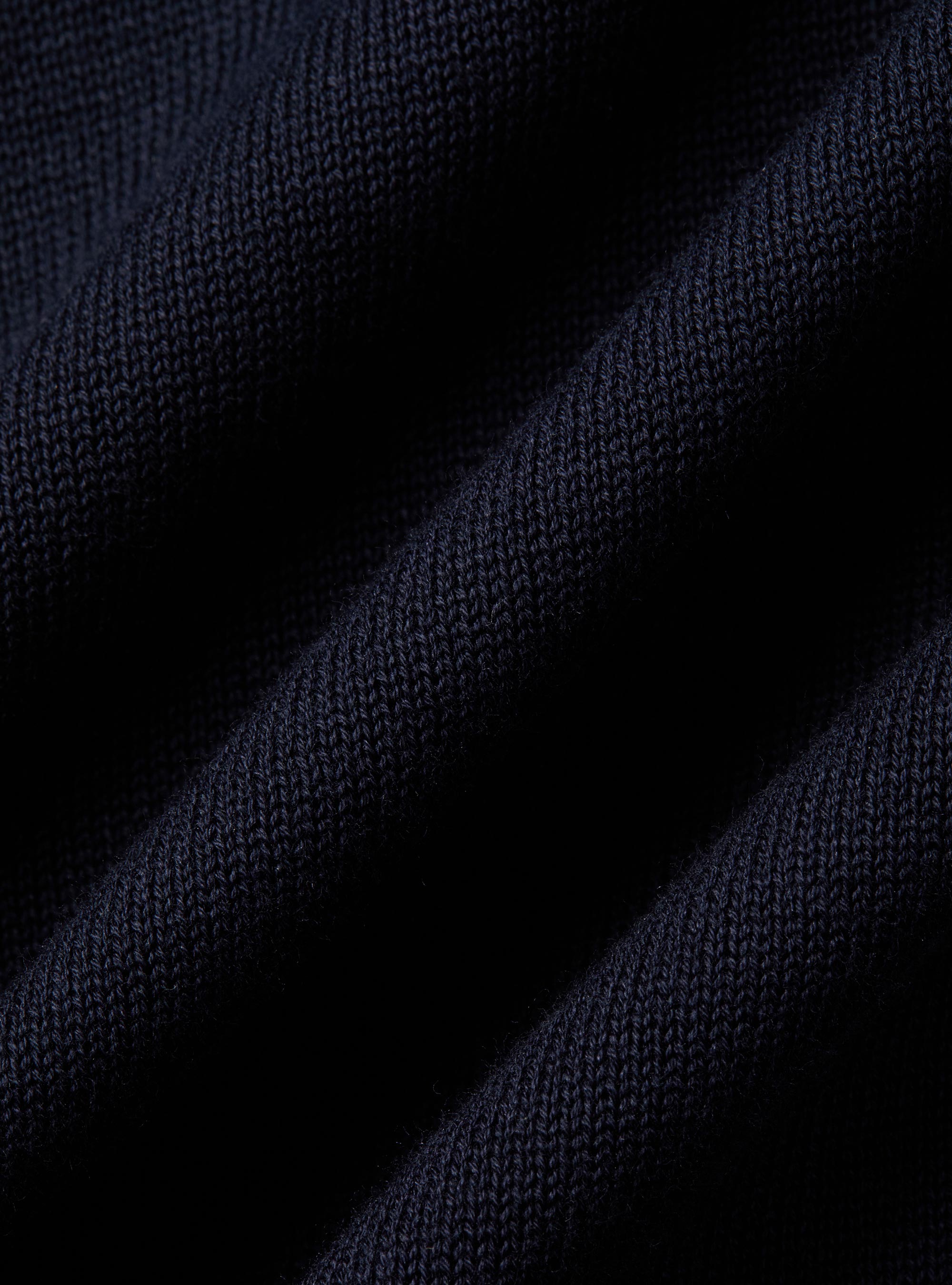 Gilet doppiopetto in maglia di cotone, BLU NAVY
