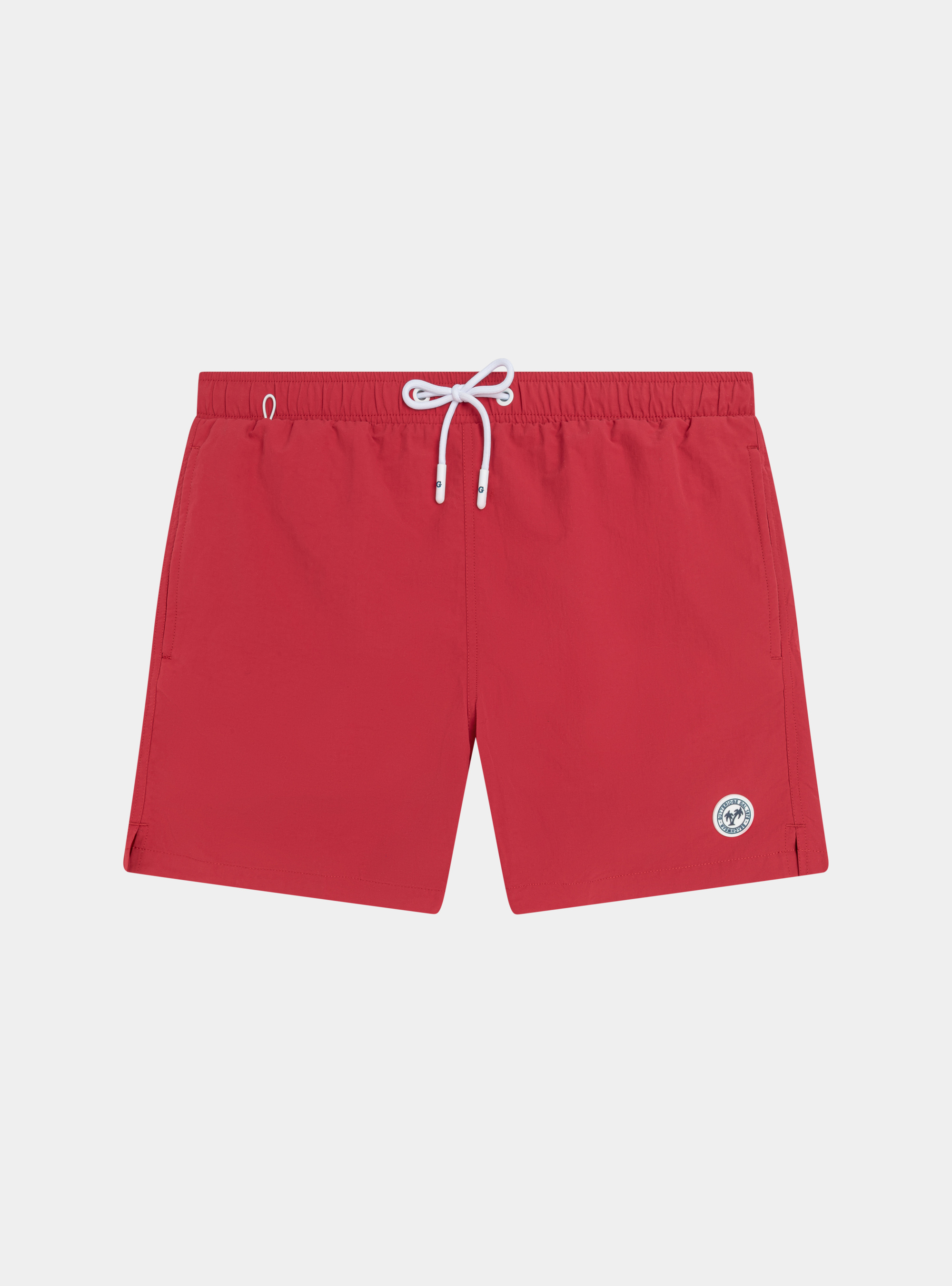 Solid-coloured swimwear, RED