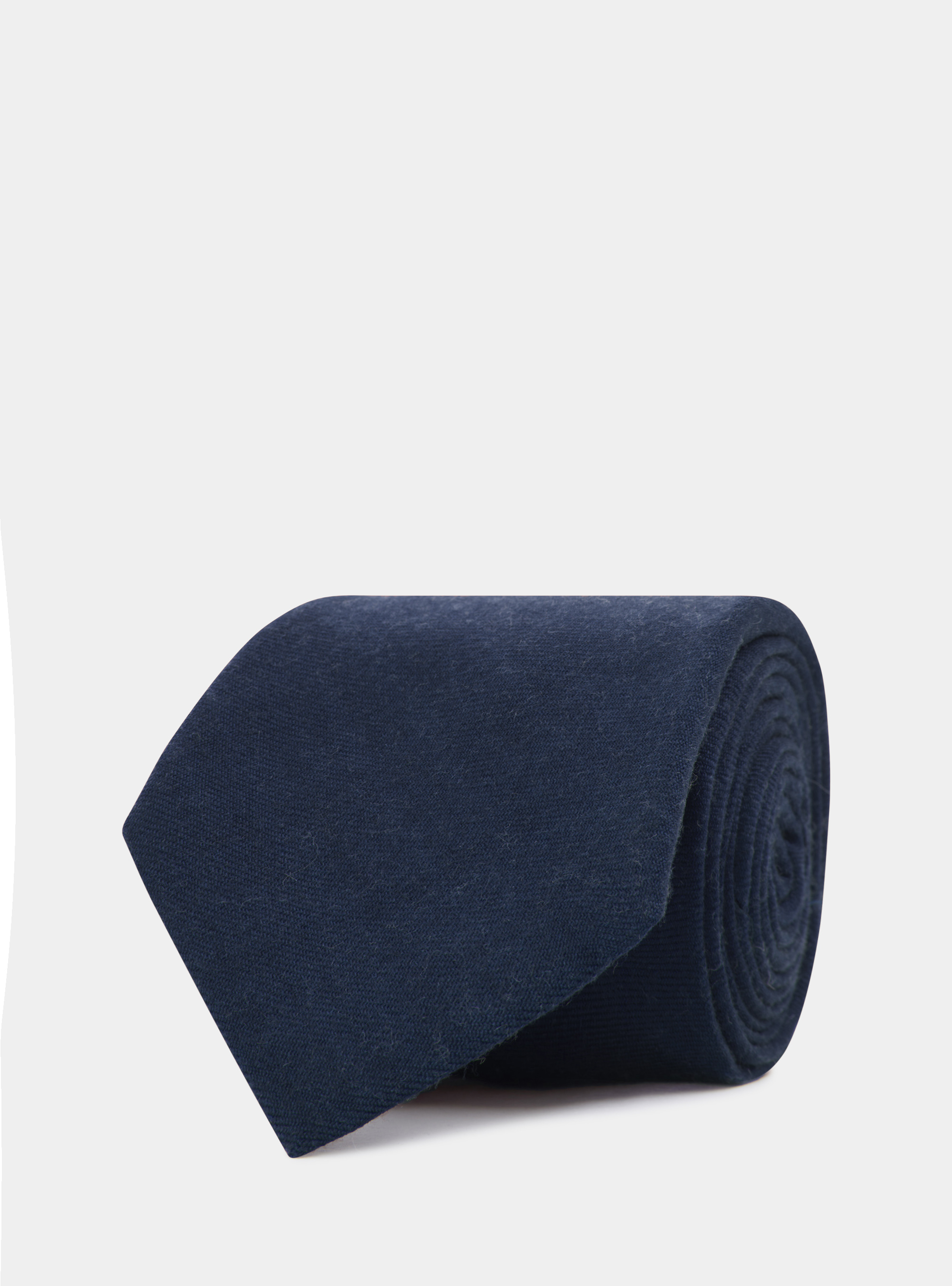 Wool tie, NAVY BLUE