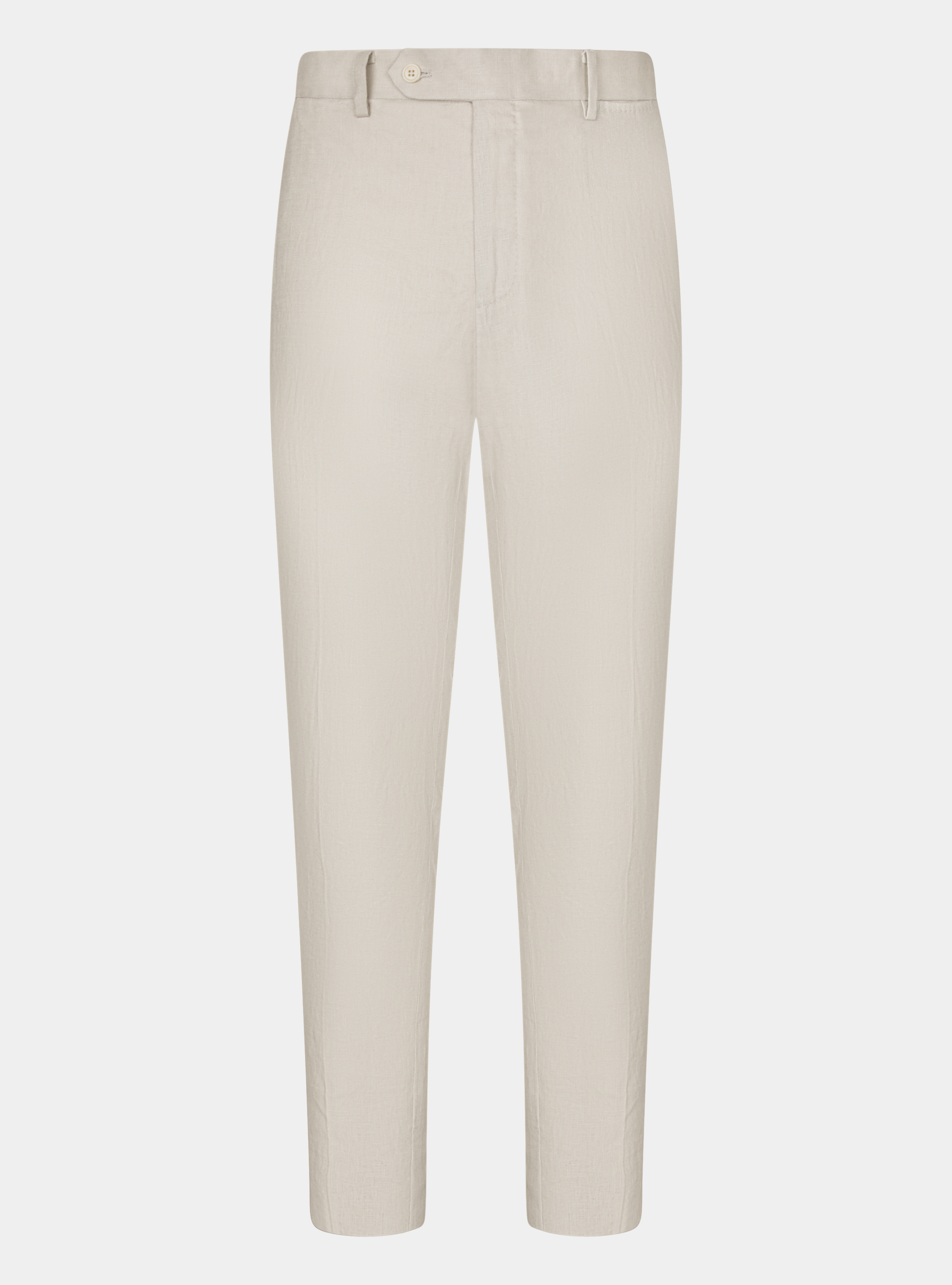 Pure linen suit trousers, ECRU