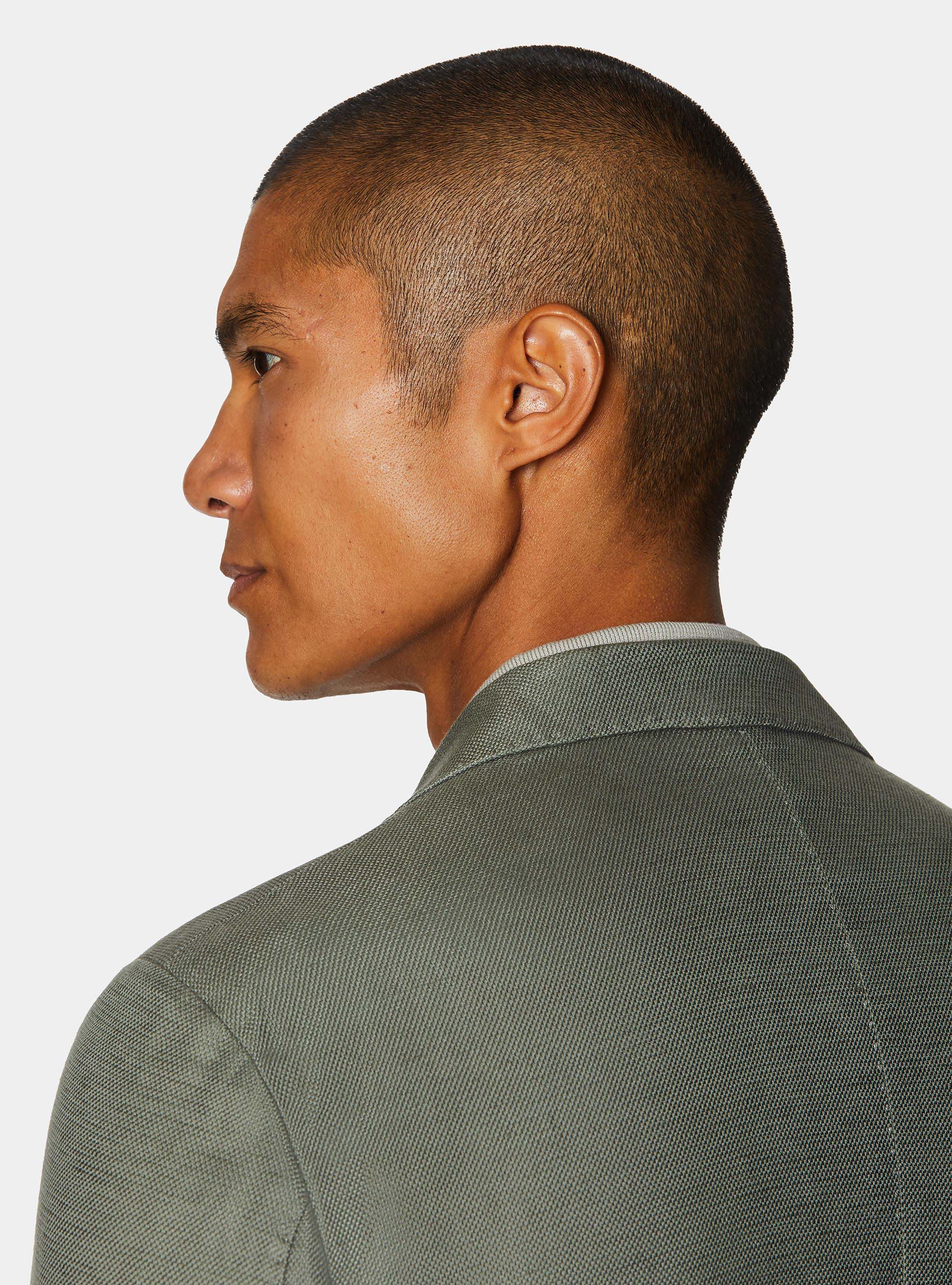 Pure wool hopsack blazer, SALVIA 0602C