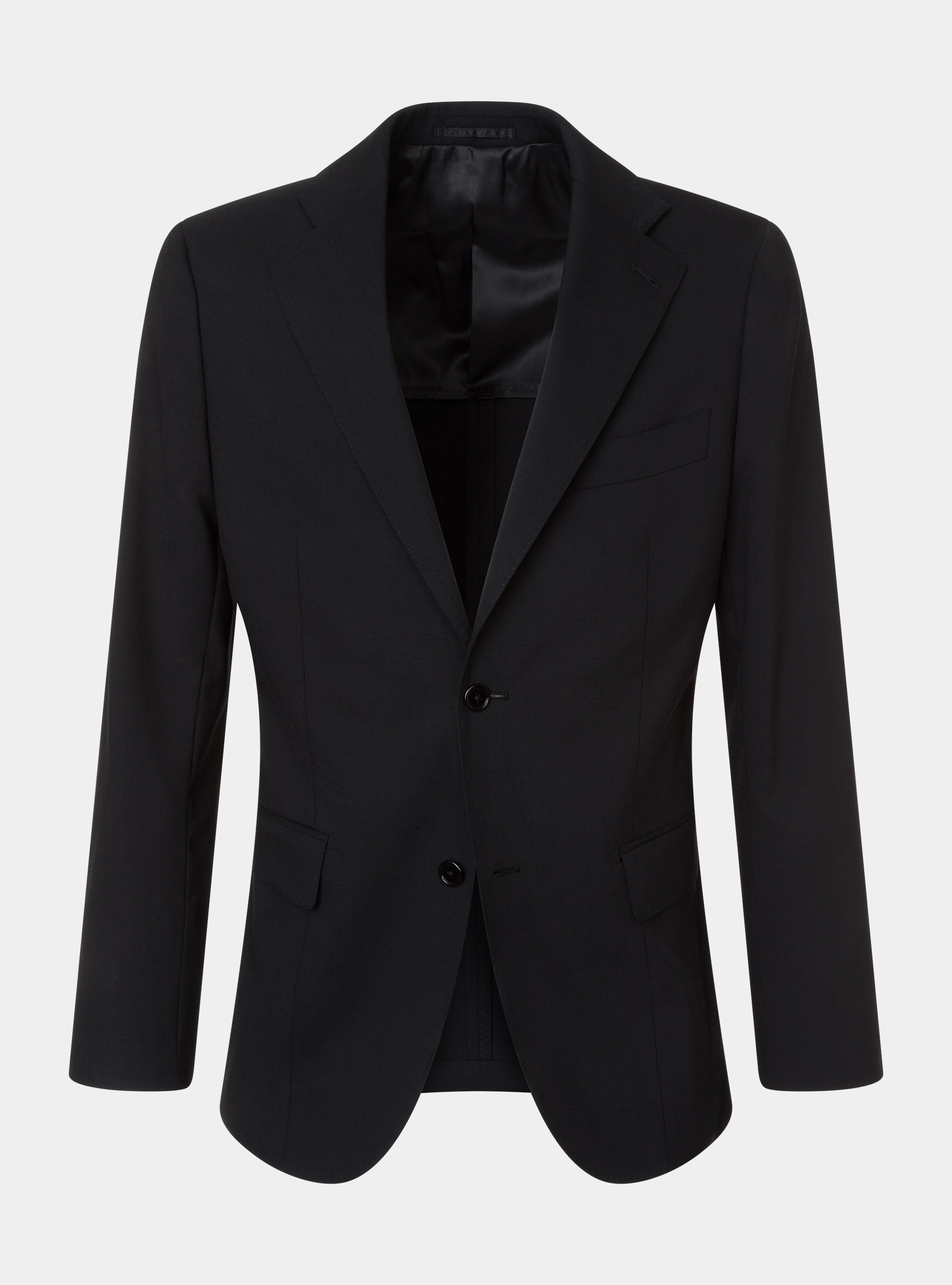 Fresh wool suit blazer, BLACK