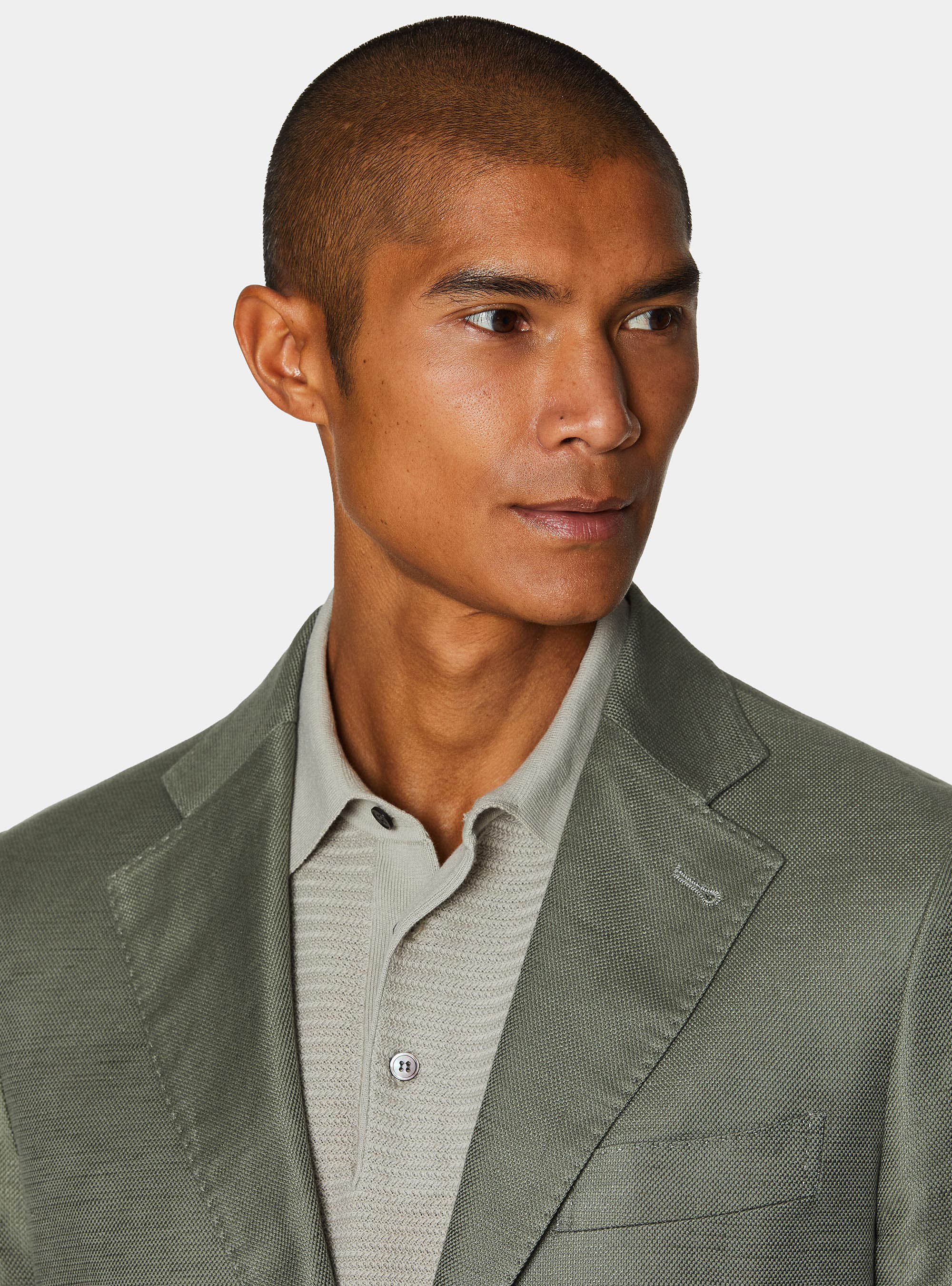 Pure wool hopsack blazer, SALVIA 0602C