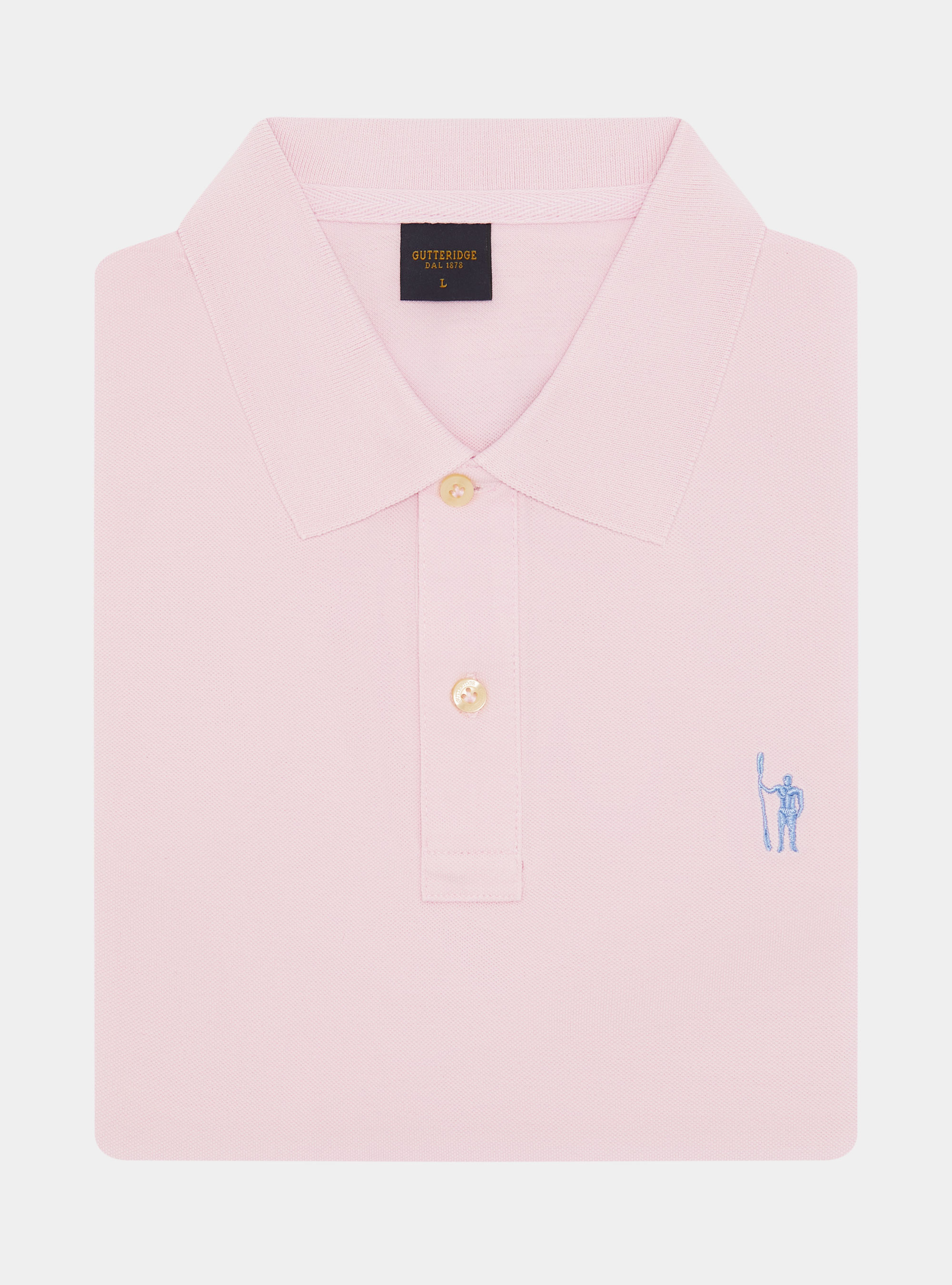 Polo classica in piquet, ROSA