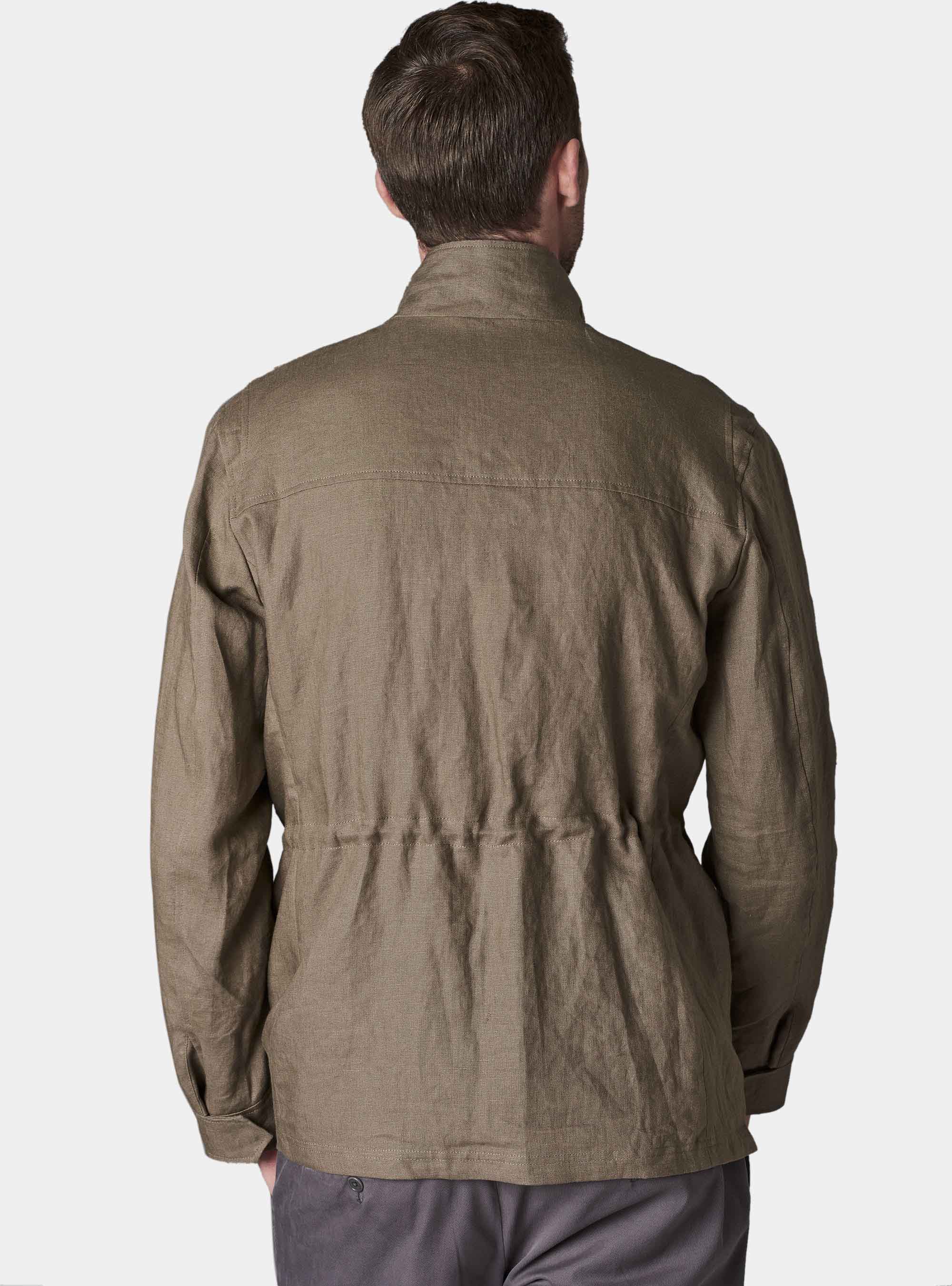 Pure linen jacket, MUD