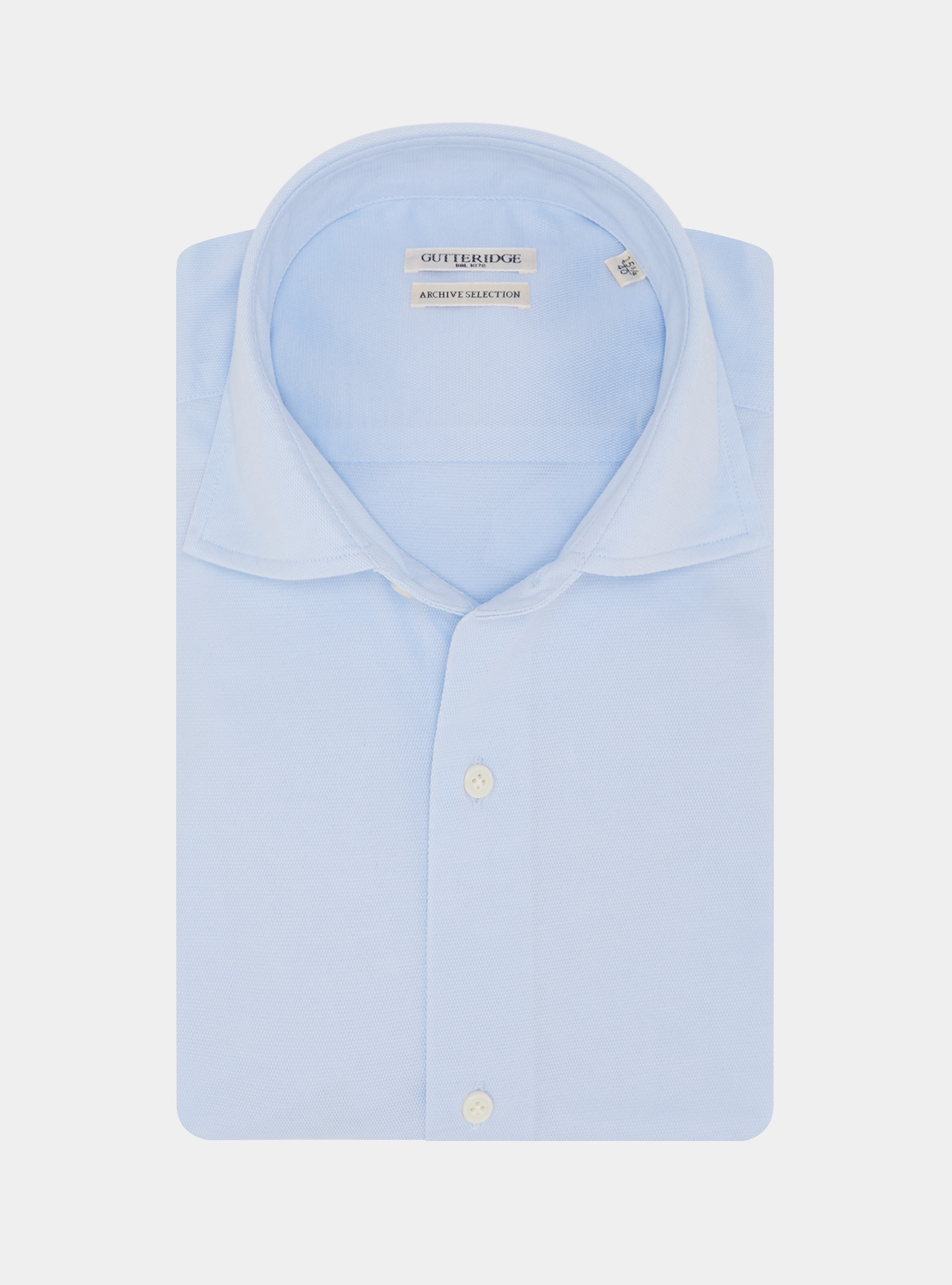 Chemise en tissu piqu&eacute; COOLMAX, BLEU CIEL