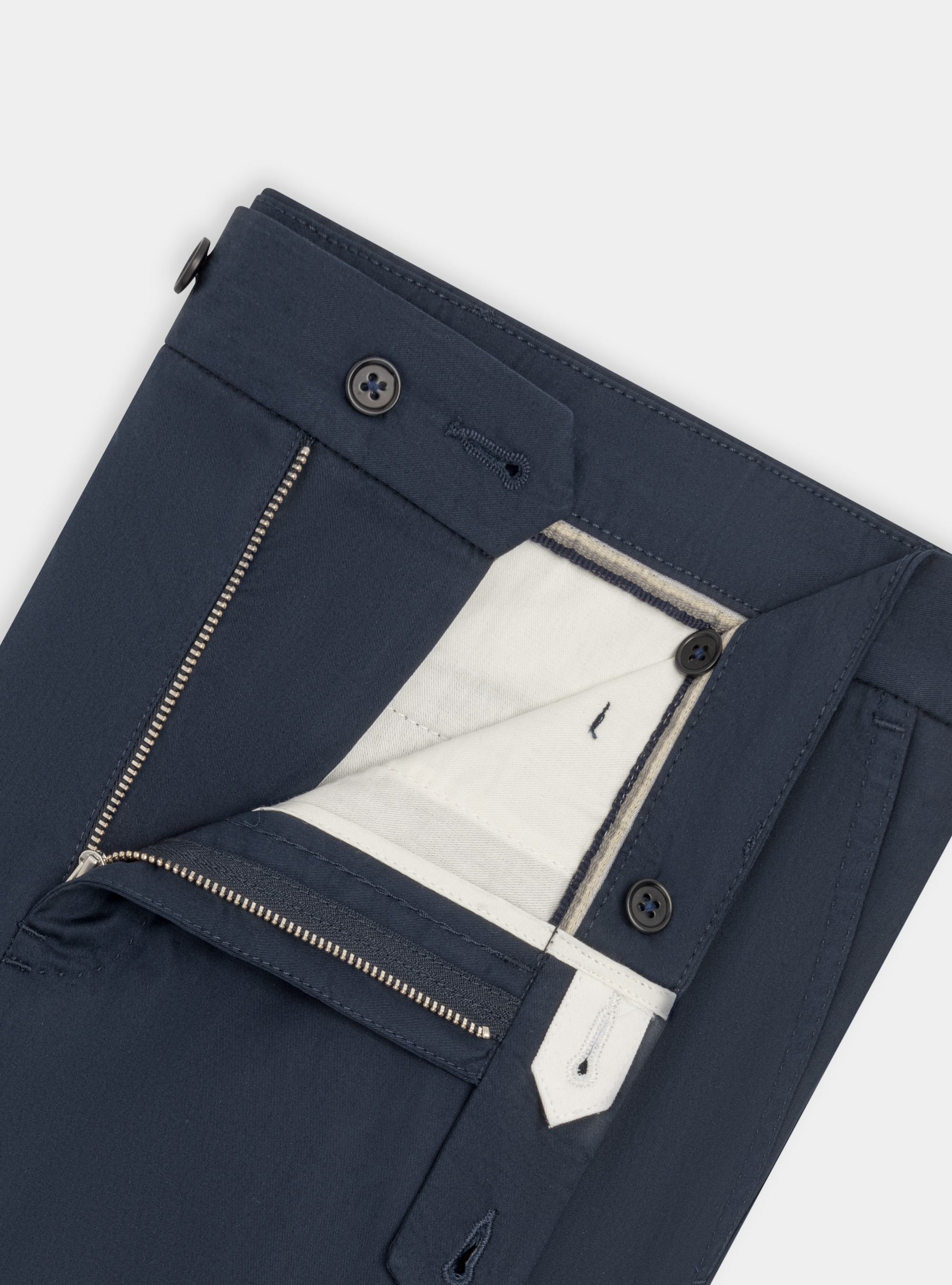Bermudas de sarga ligera, AZUL MARINO