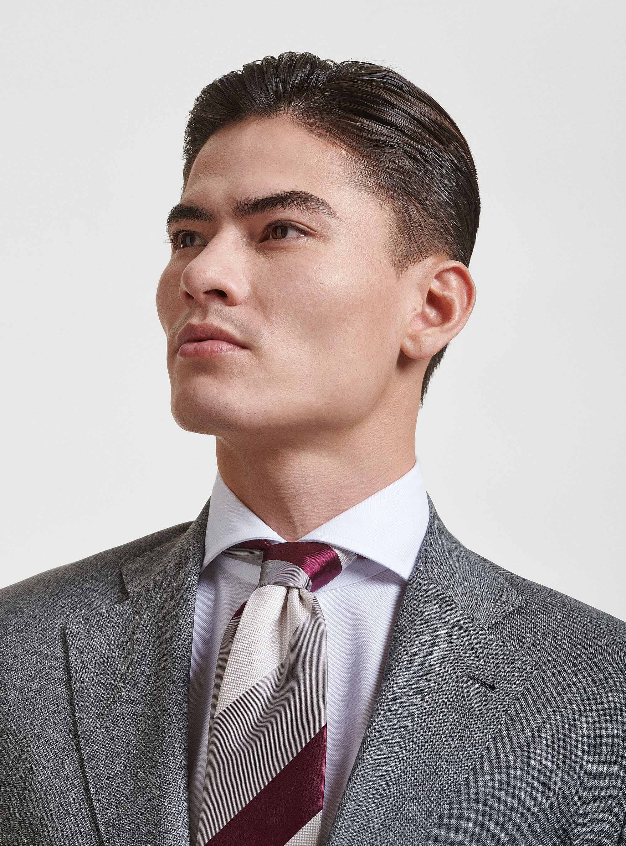 Americana de traje de pura lana Vitale Barberis Canonico, GRIS MARENGO