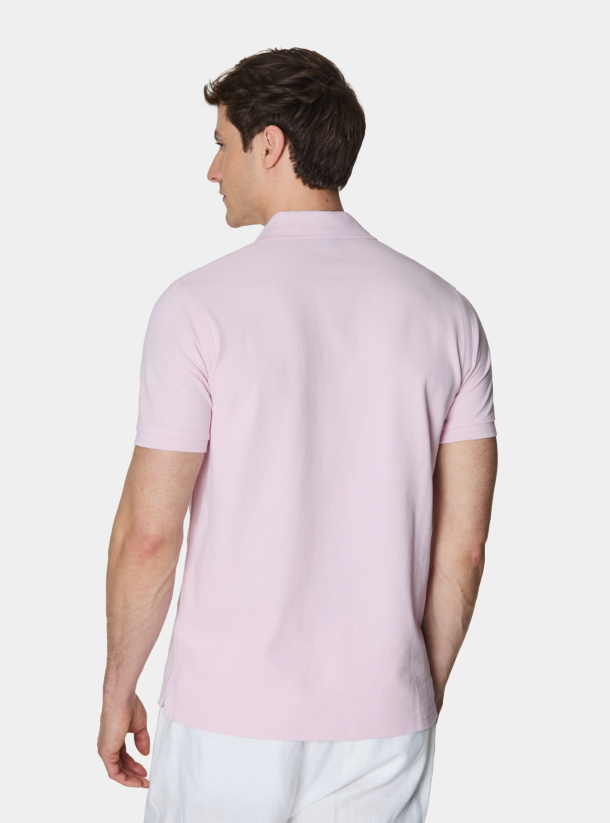 Polo classique en piqu&eacute;, ROSA CHIARO 0466C
