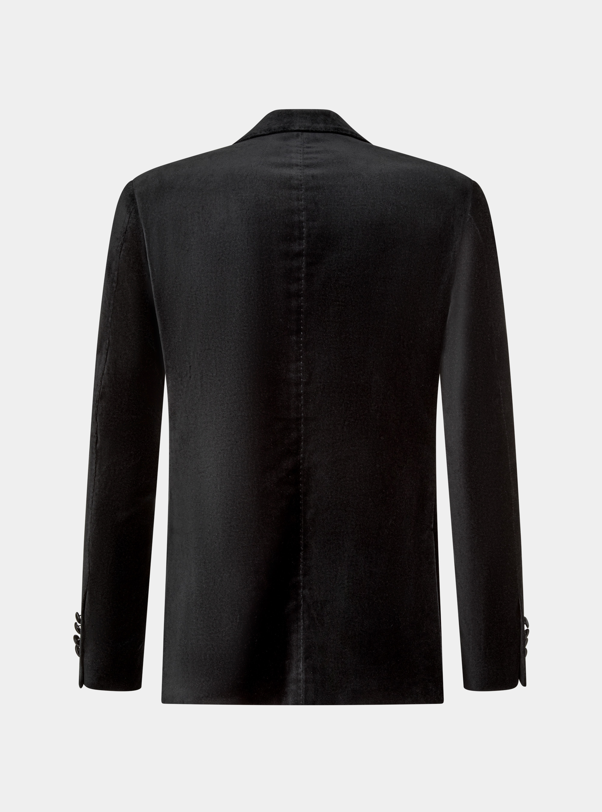 Samt-Smokingjacke, NERO 0100C