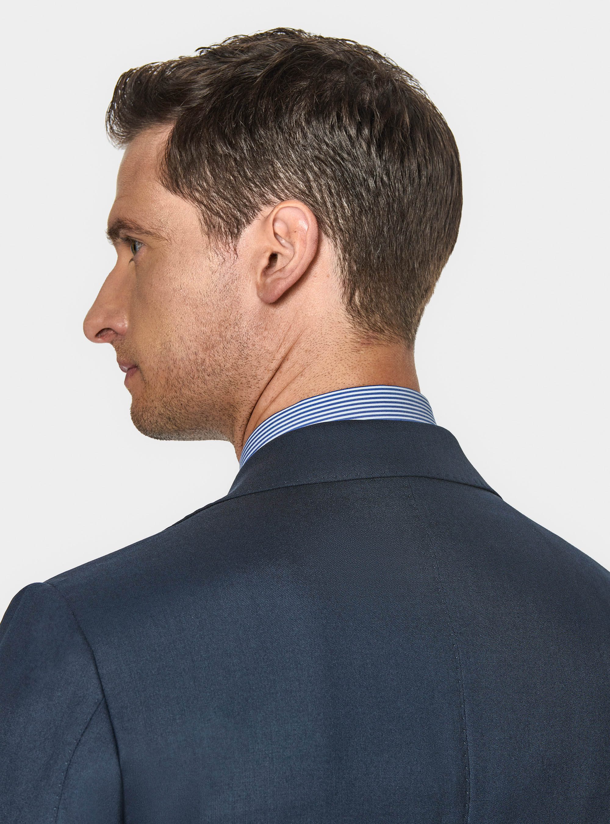Veste de costume en pure laine Vitale Barberis Canonico, BLEU