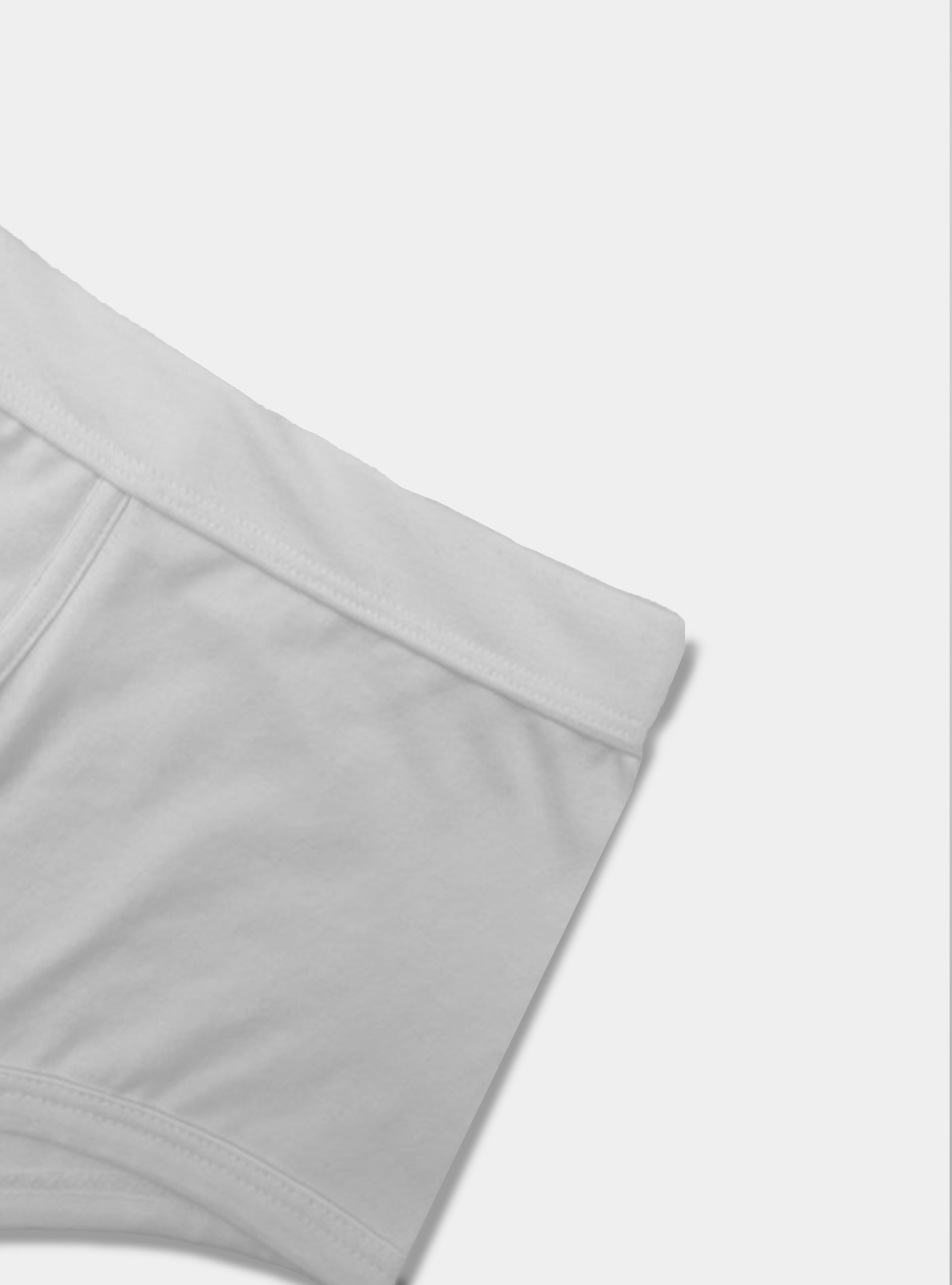 Supima cotton boxer shorts, WHITE